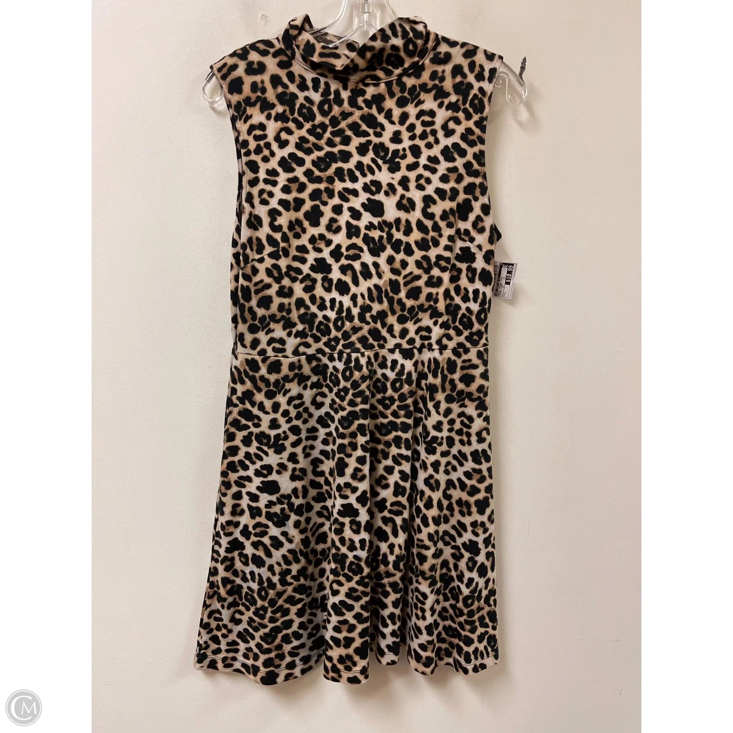 Dress Casual Midi By New York And Co In Animal Print, Size: L