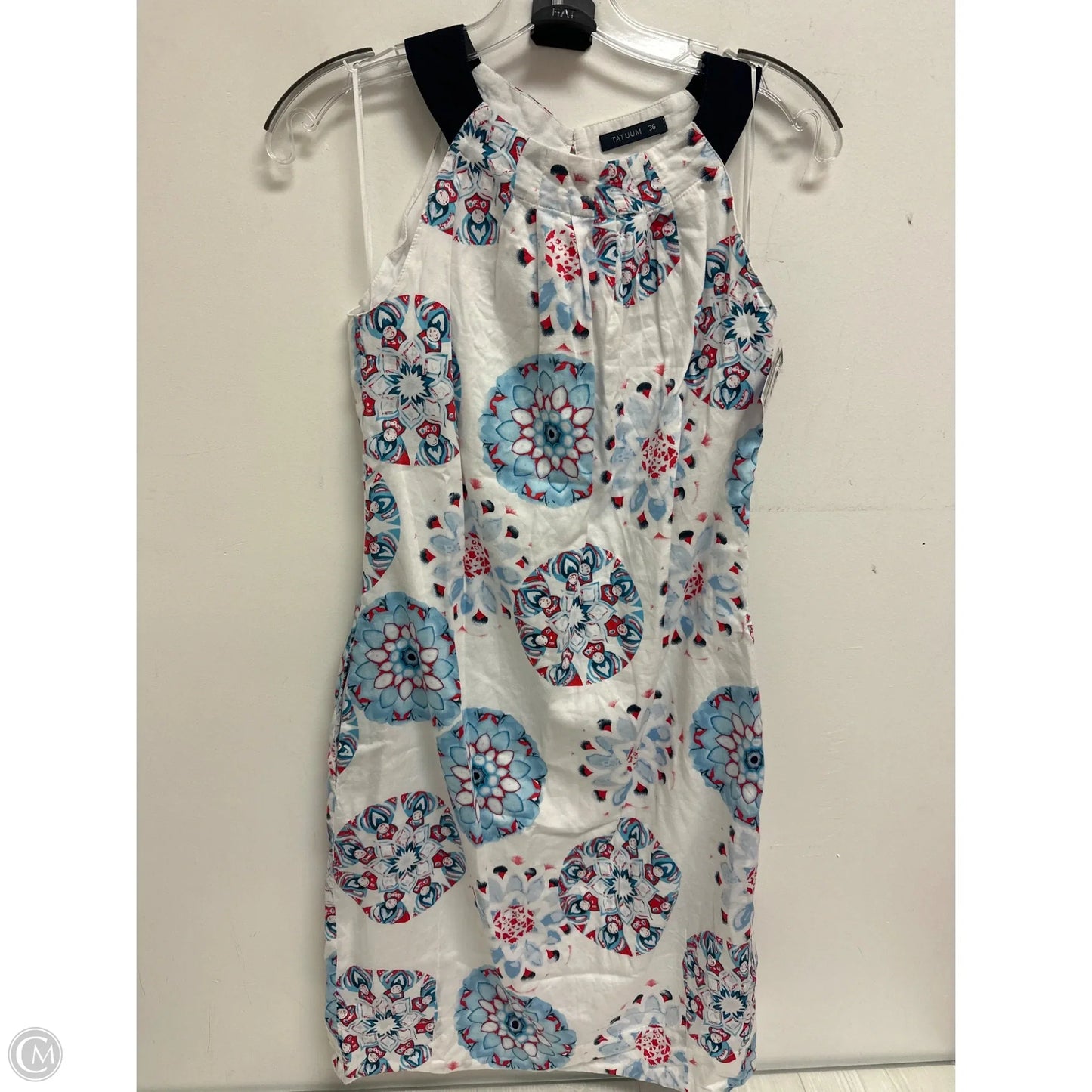 Dress Casual Midi By Cmc In Nautical Print, Size: S