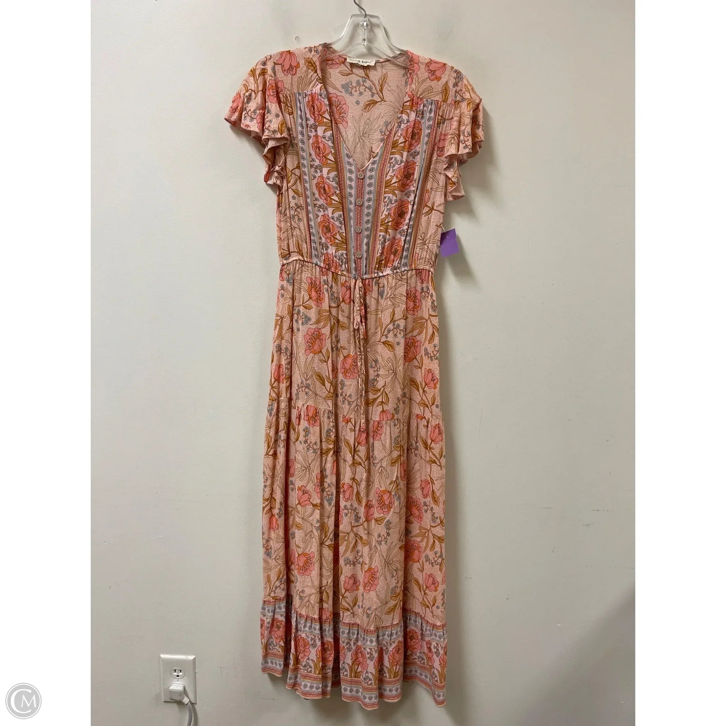 Dress Casual Maxi By Clothes Mentor In Orange, Size: M