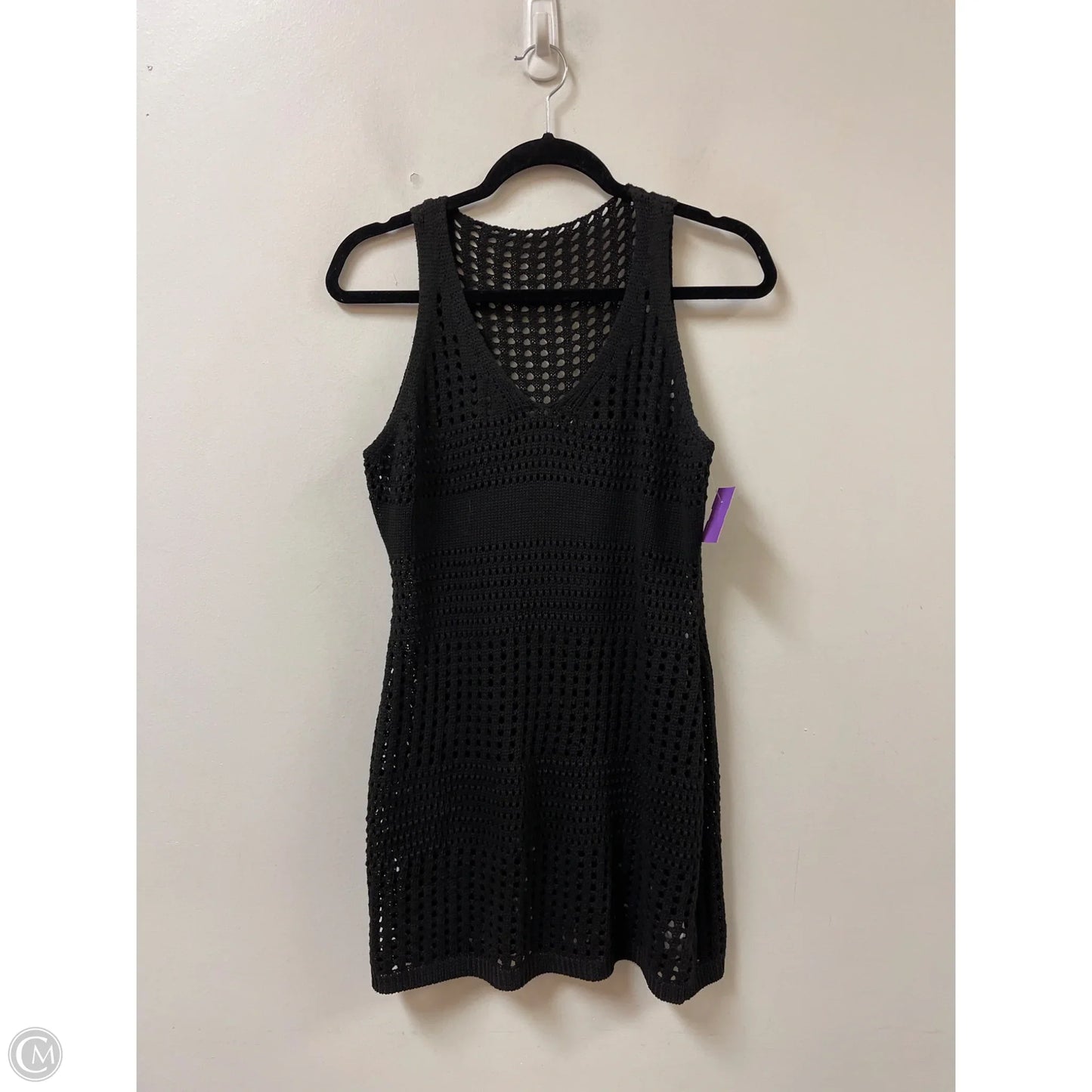 Swimwear Cover-up By Clothes Mentor In Black, Size: S