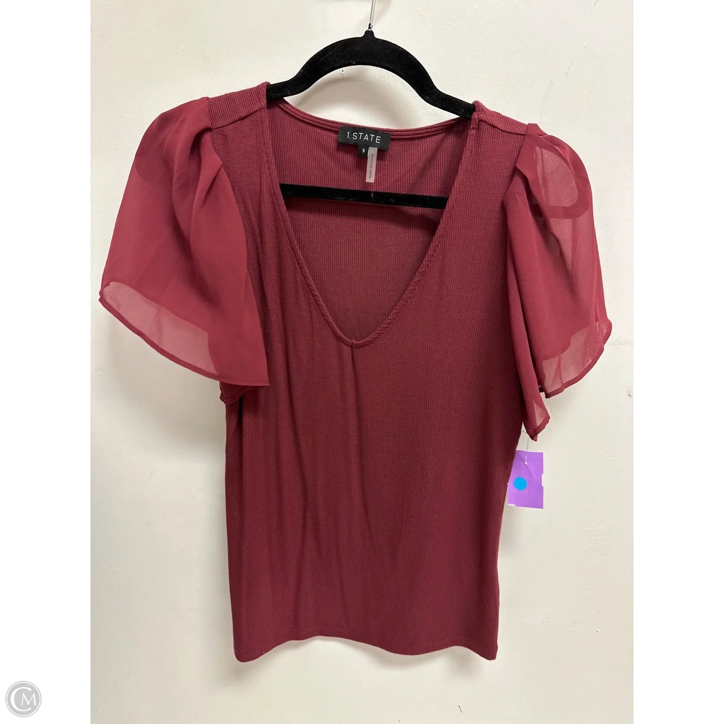 Top Short Sleeve By 1.state In Red, Size: S