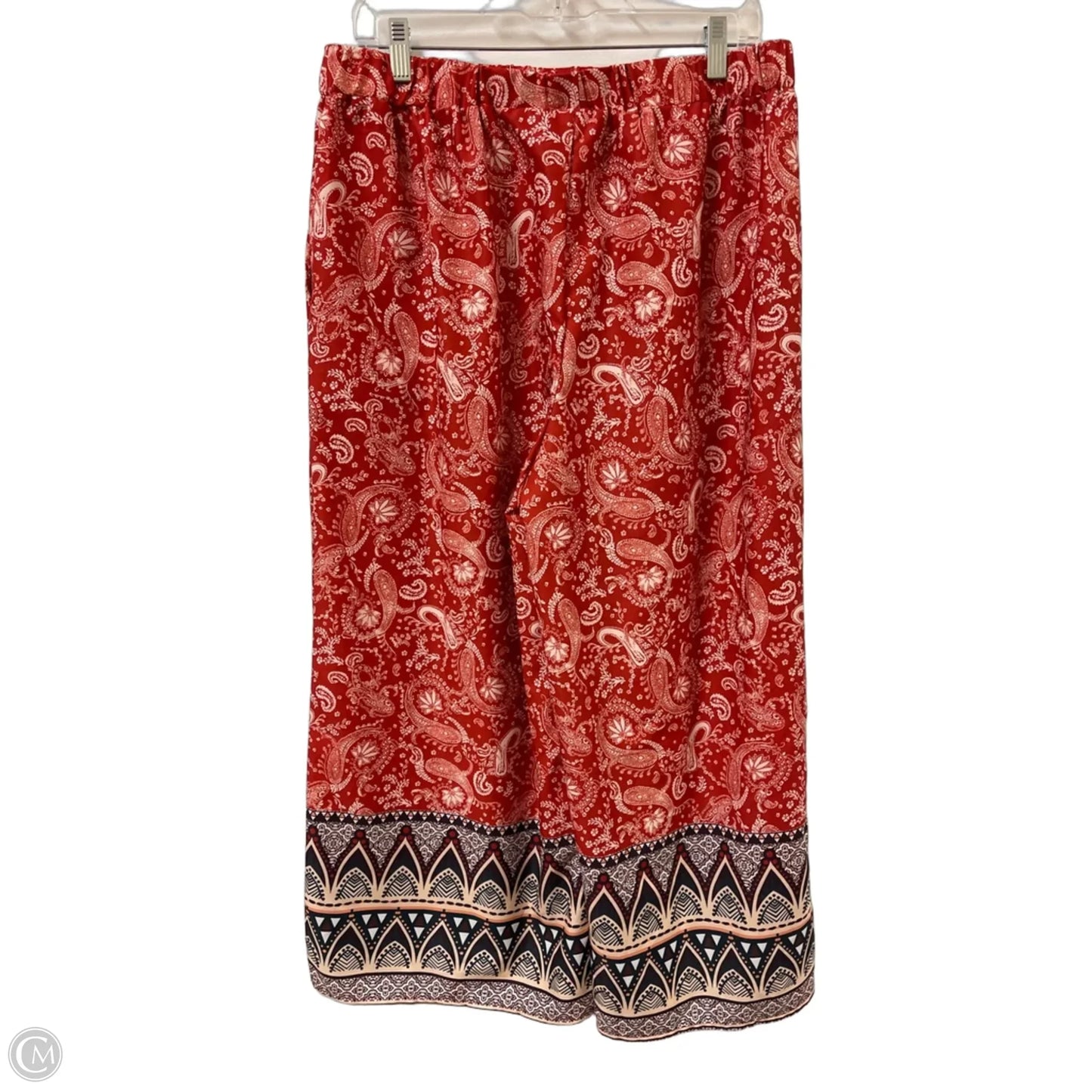 Pants Wide Leg By Clothes Mentor In Orange, Size: 18
