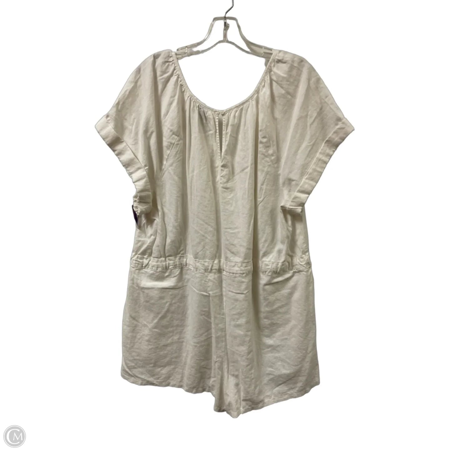 Romper By Universal Thread In Cream, Size: 1x