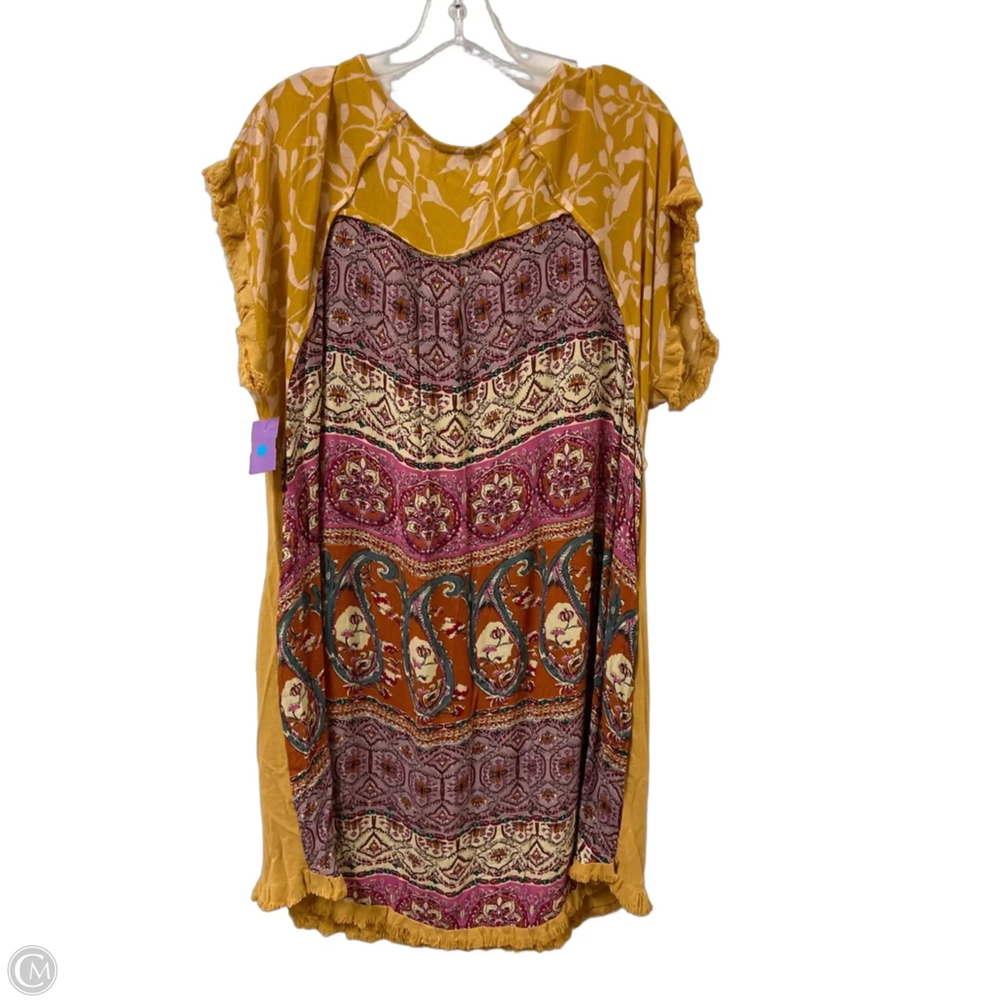 Dress Casual Midi By Umgee In Yellow, Size: 1x