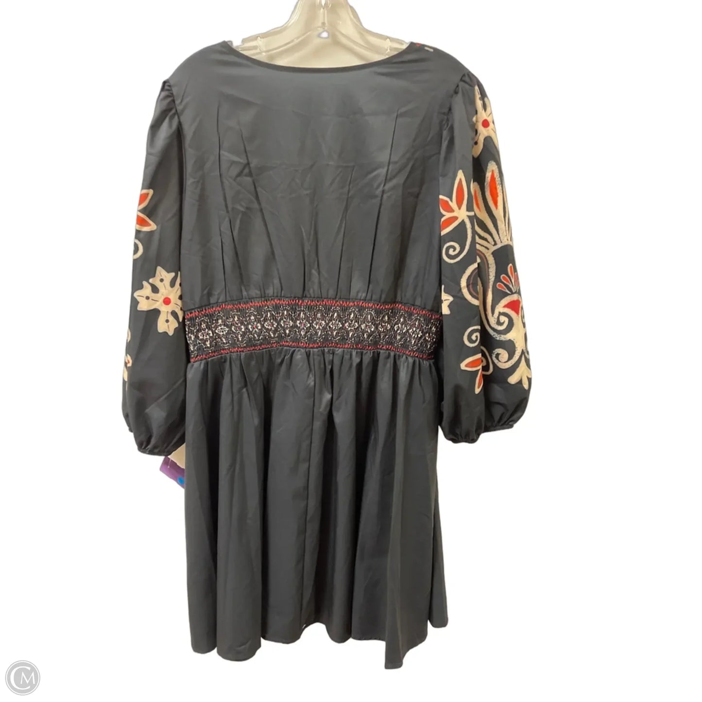 Dress Casual Midi By Shein In Black, Size: 2x