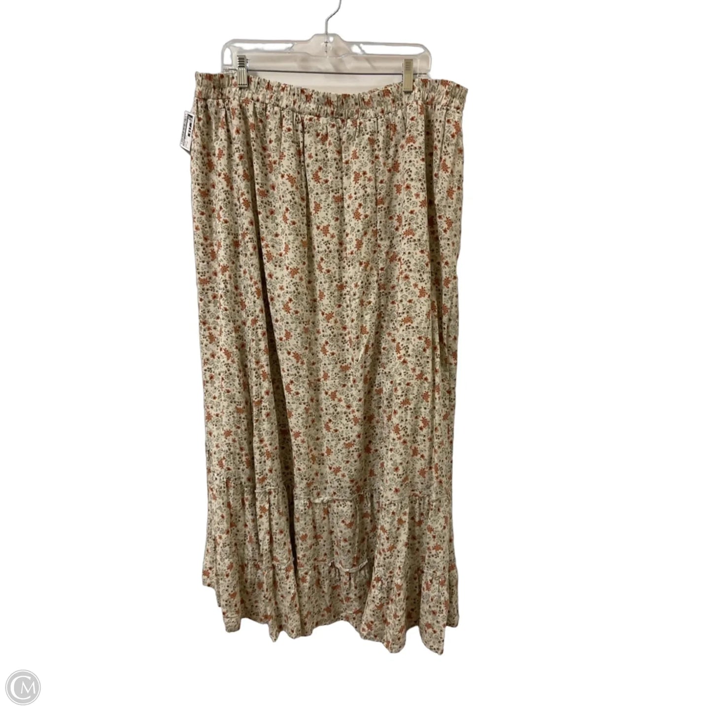 Skirt Maxi By Arula In Floral Print, Size: 3x