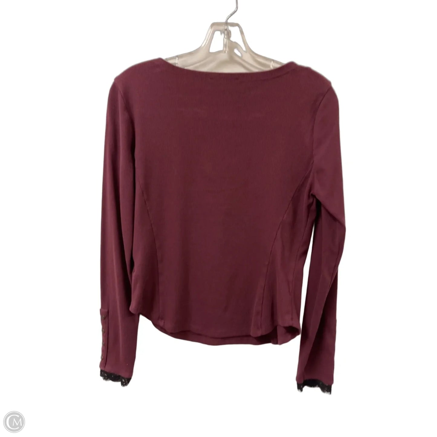Top Long Sleeve By Jessica Simpson In Red, Size: S