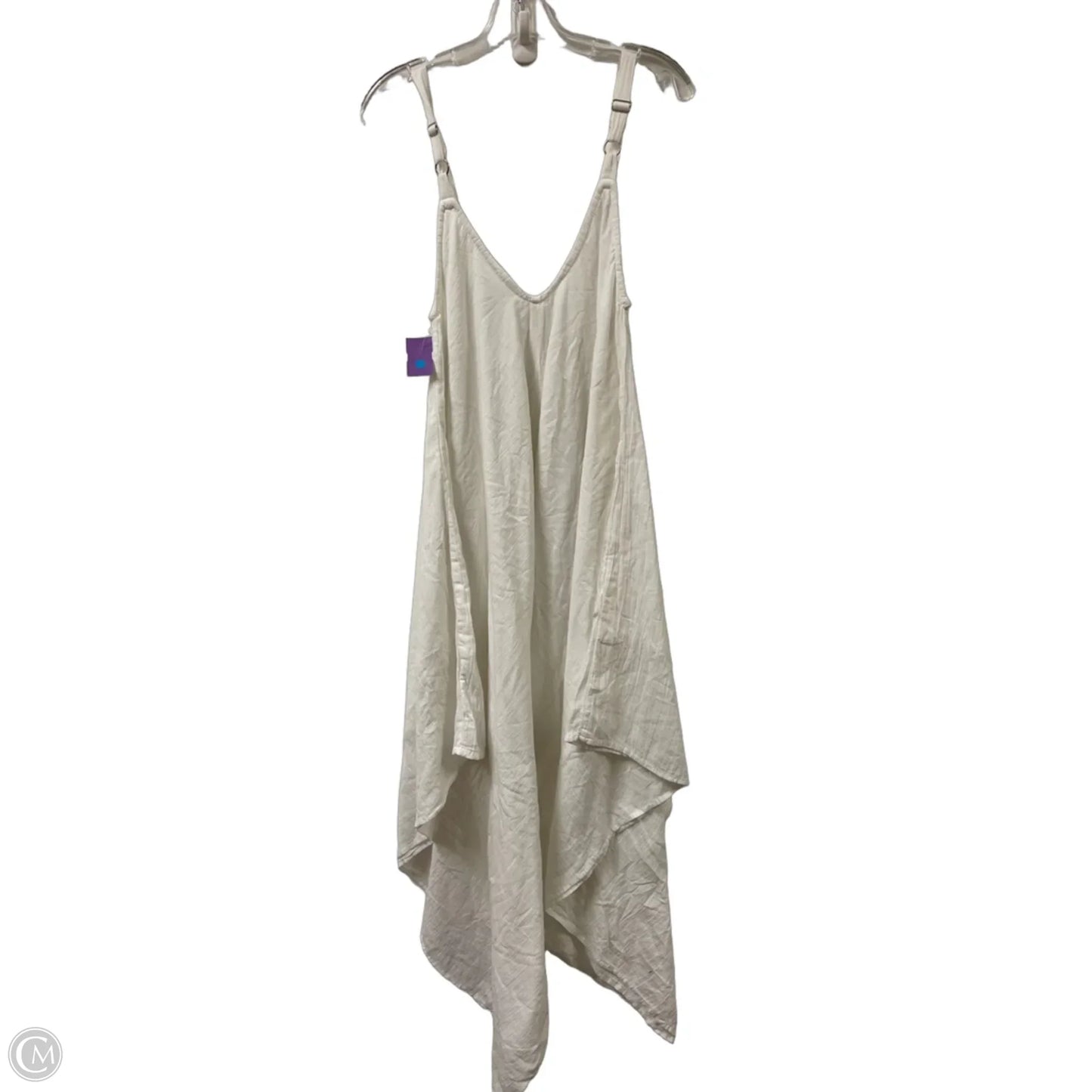Dress Casual Midi By Clothes Mentor In White, Size: Osfm