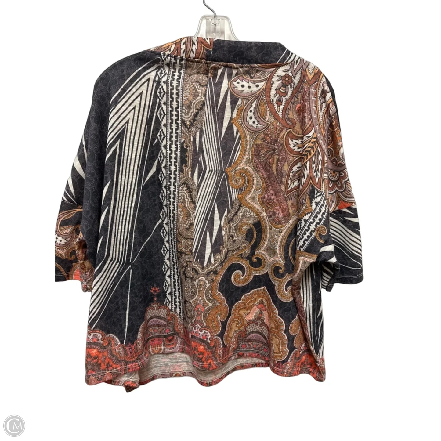 Top Short Sleeve By Chicos In Brown, Size: S