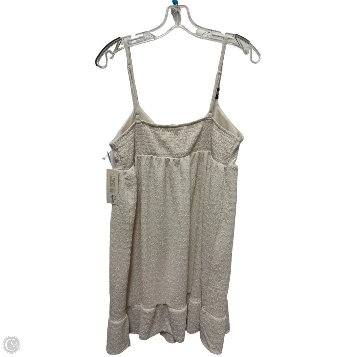 Dress Casual Short By Derek Heart In Cream, Size: Xl
