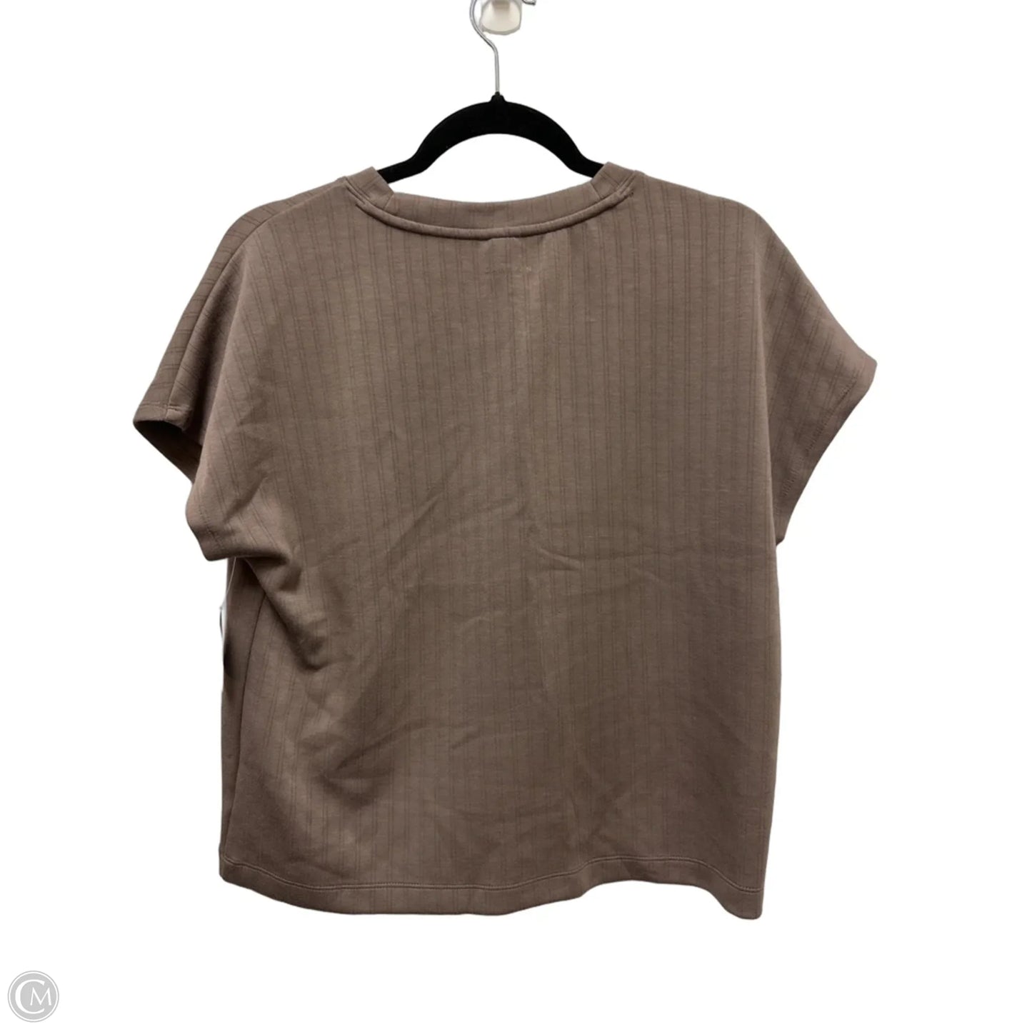 Top Short Sleeve By Danskin Now In Taupe, Size: M
