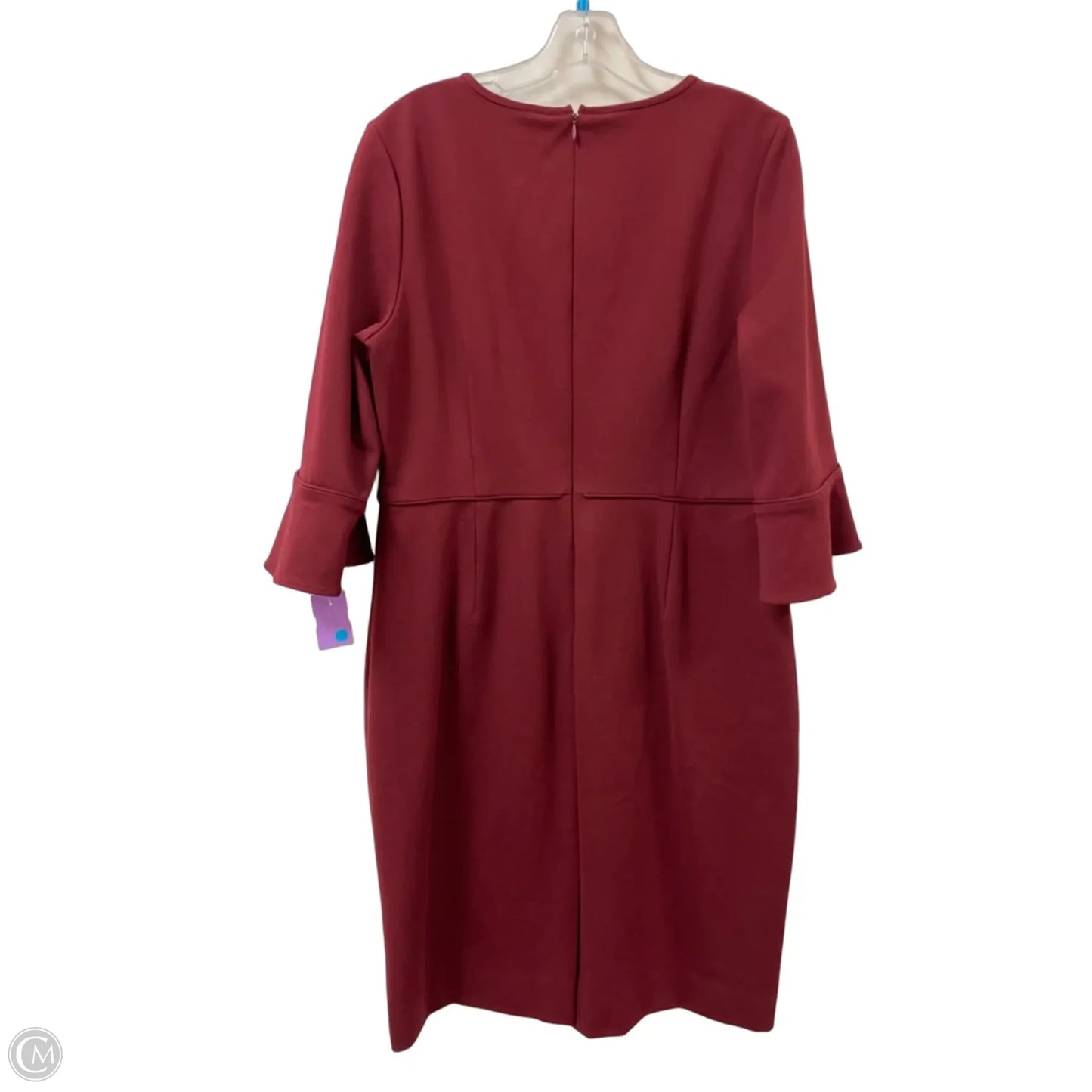 Dress Casual Midi By J. Crew In Red, Size: Xl