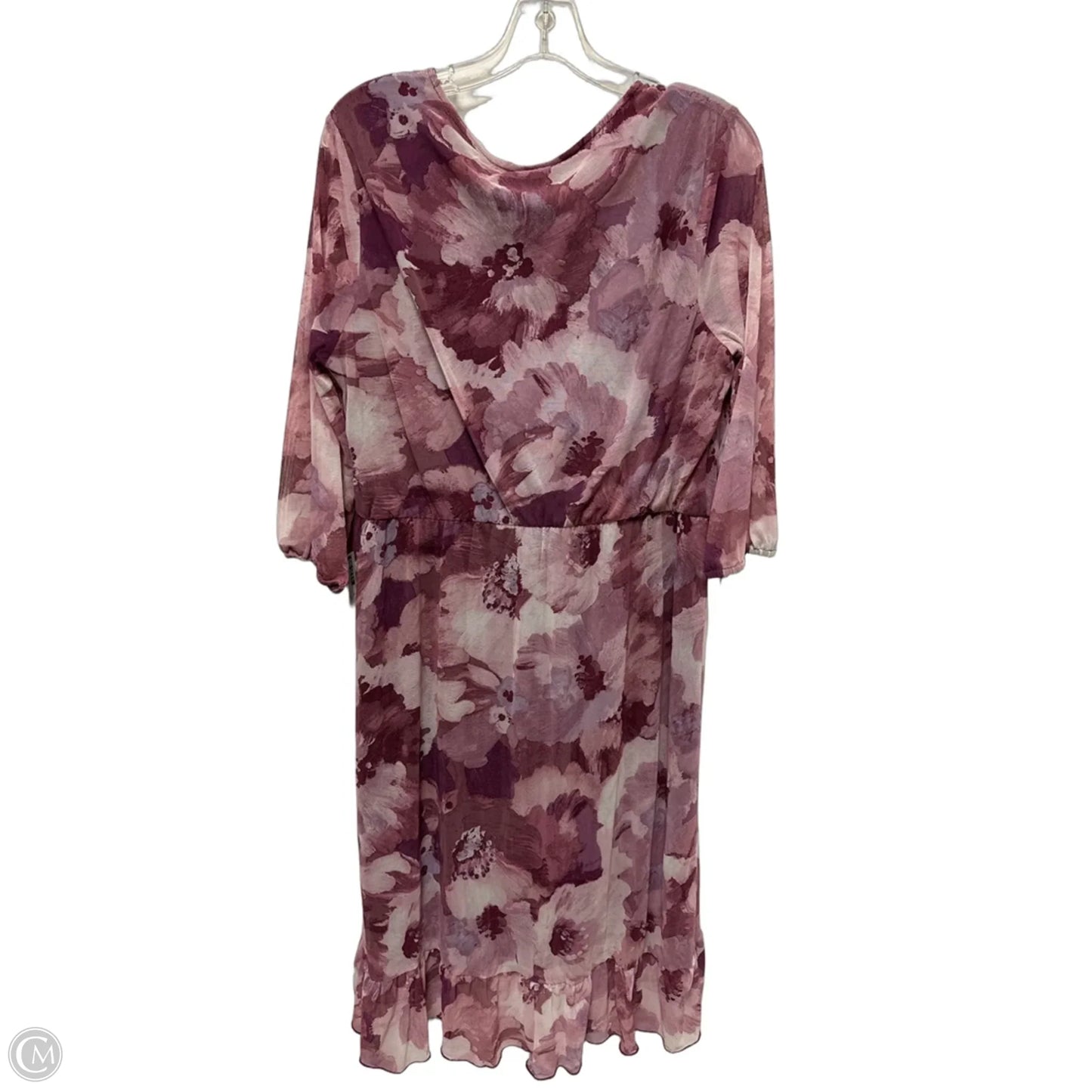 Dress Casual Midi By Kate And Lily In Purple, Size: Xl