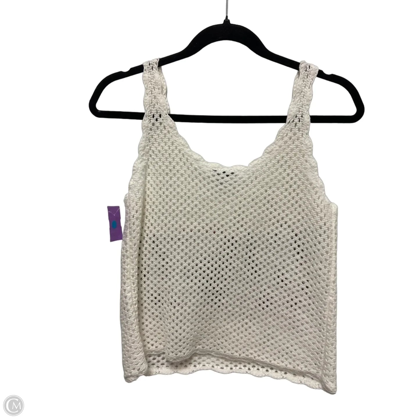 Top Sleeveless By White Birch In White, Size: S