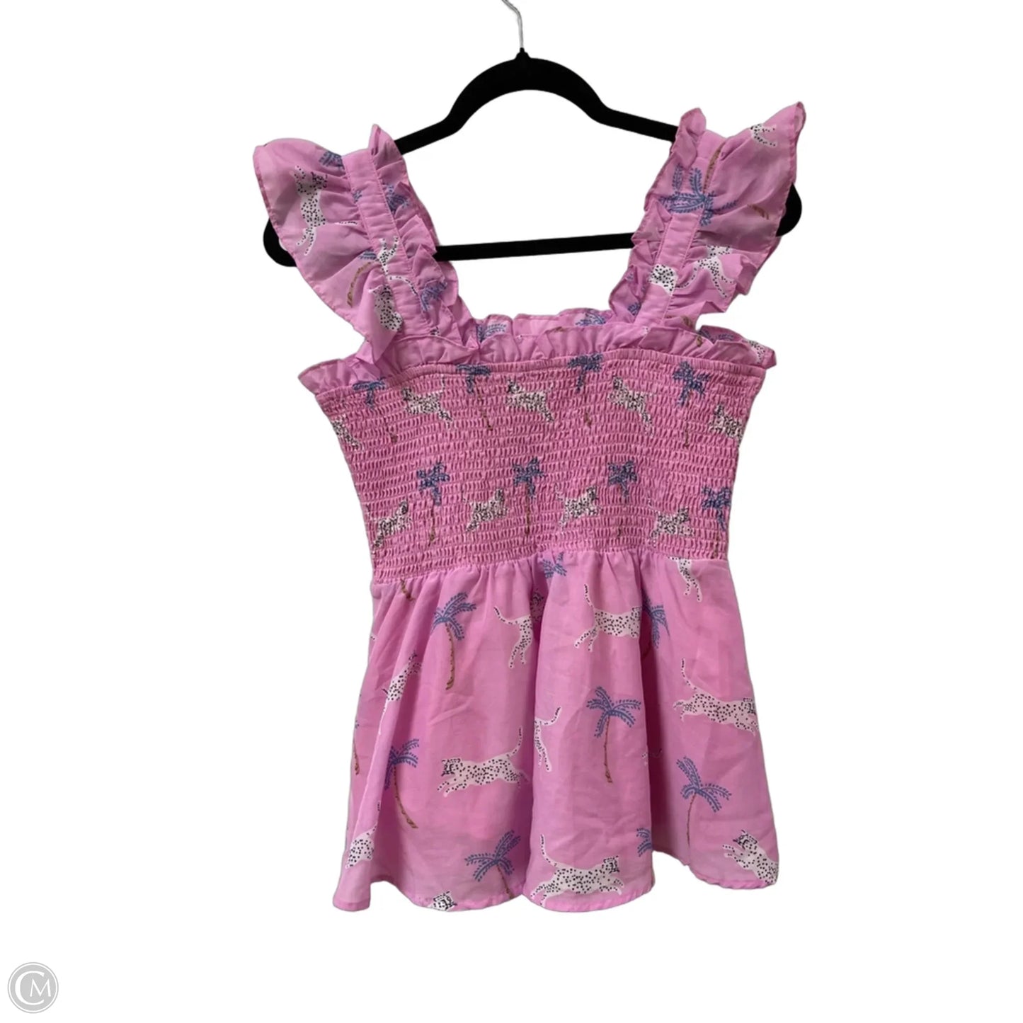 Top Sleeveless By J.marie In Pink, Size: M