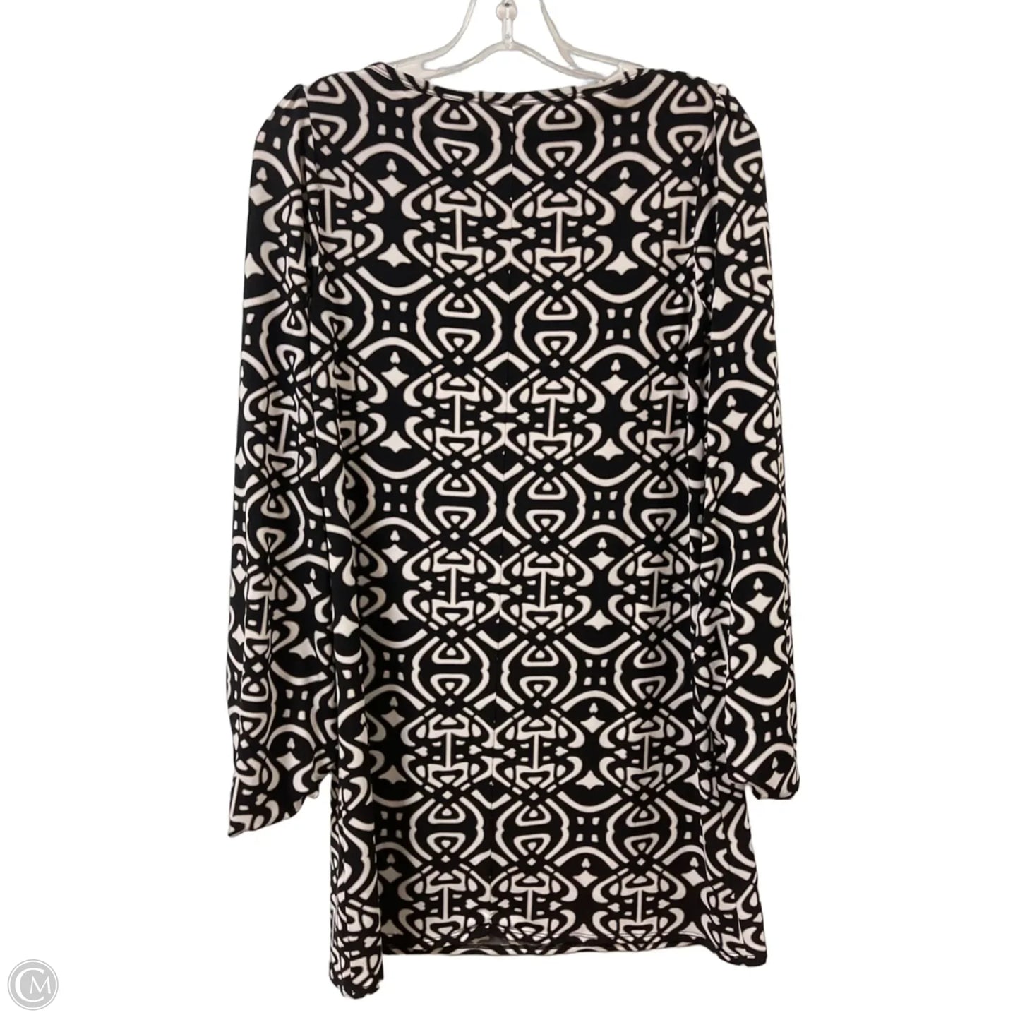 Dress Casual Midi By Laundry In Black & White, Size: S