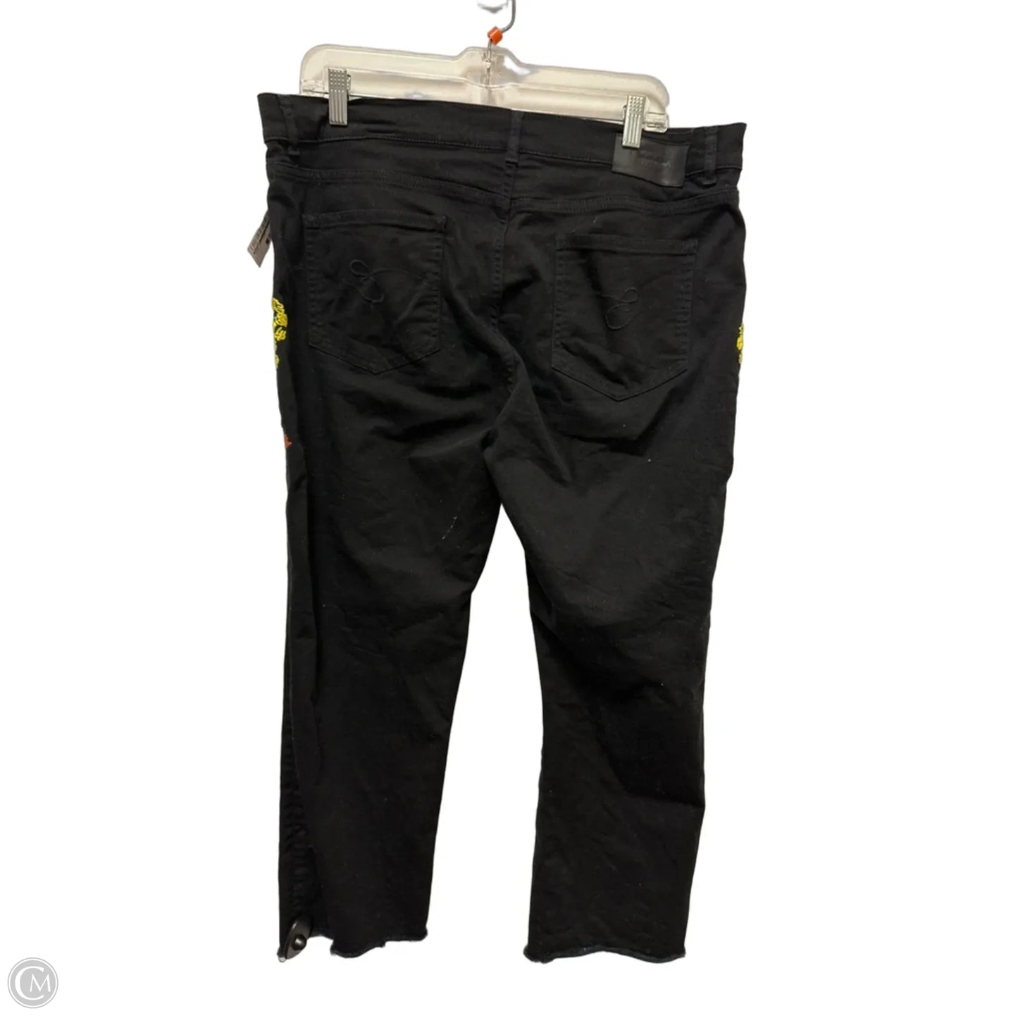 Jeans Designer By Escada In Black, Size: 14