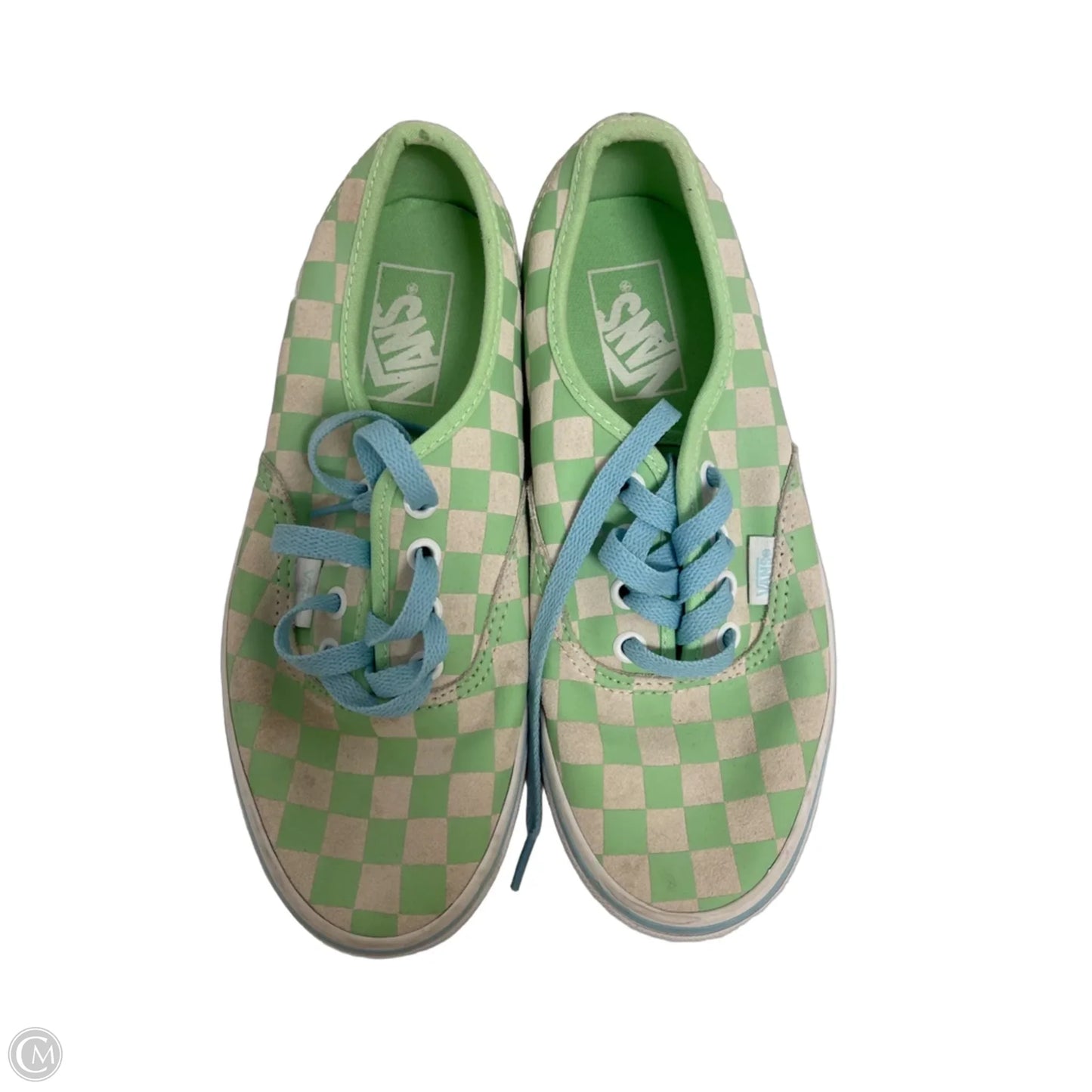 Shoes Sneakers By Vans In Green, Size: 6