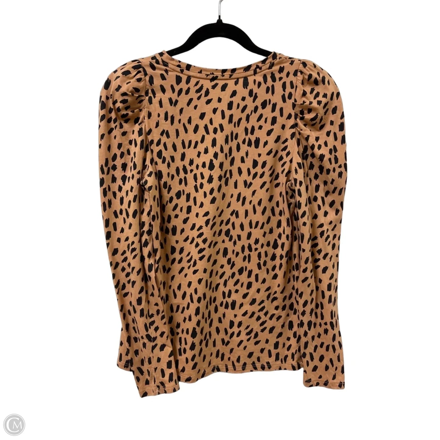 Top Long Sleeve By Crown And Ivy In Animal Print, Size: S