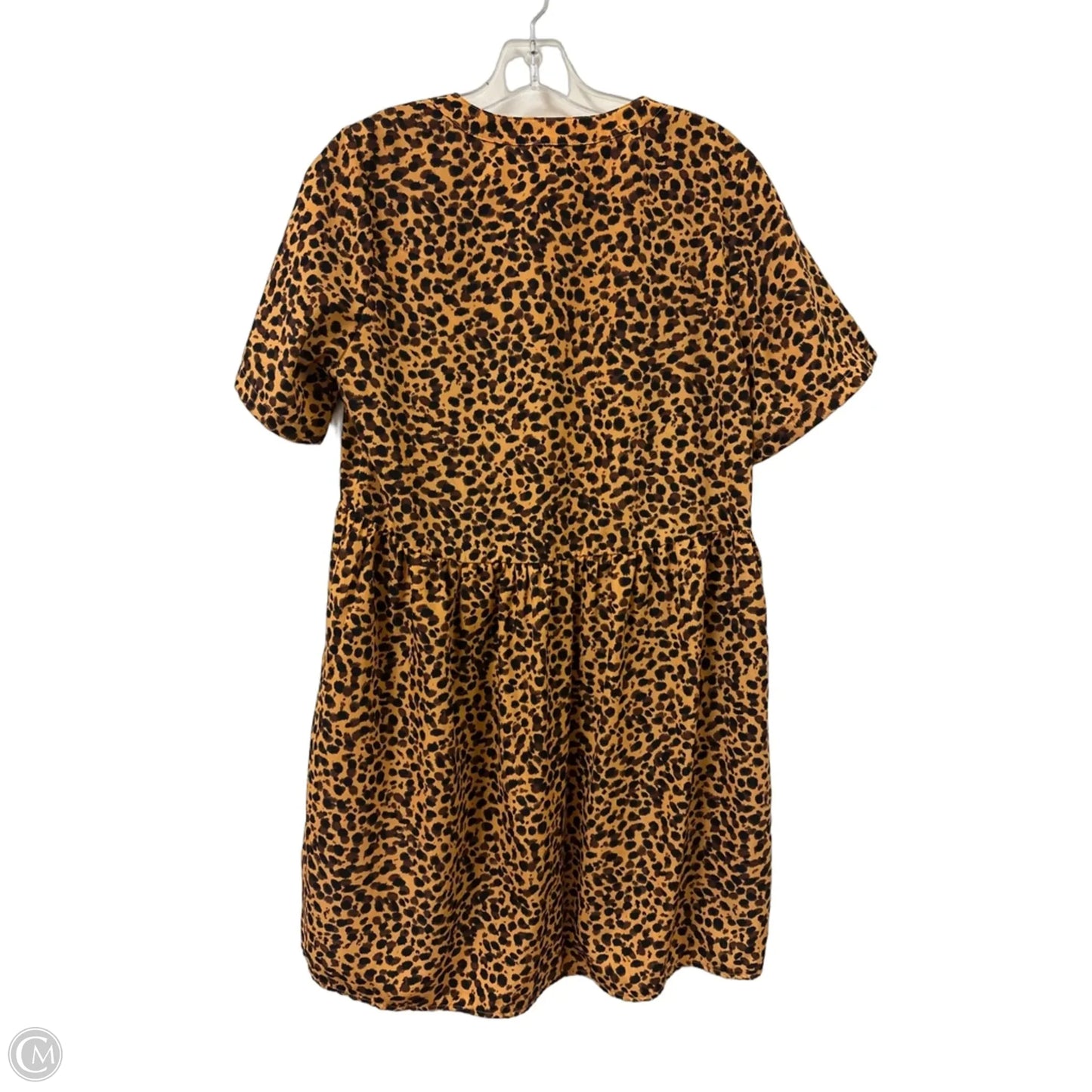 Dress Casual Midi By L Love In Animal Print, Size: S