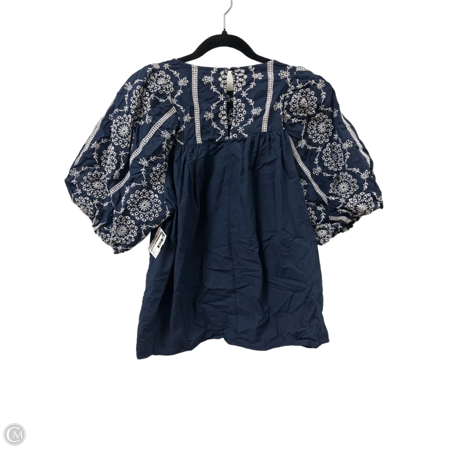 Top Long Sleeve By Crown And Ivy In Navy, Size: L