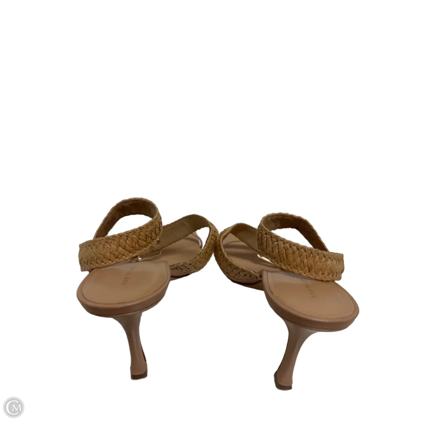 Sandals Heels Stiletto By Ann Taylor In Tan, Size: 10