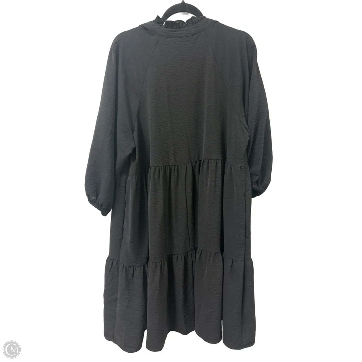 Dress Casual Midi By Cato In Black, Size: 2x