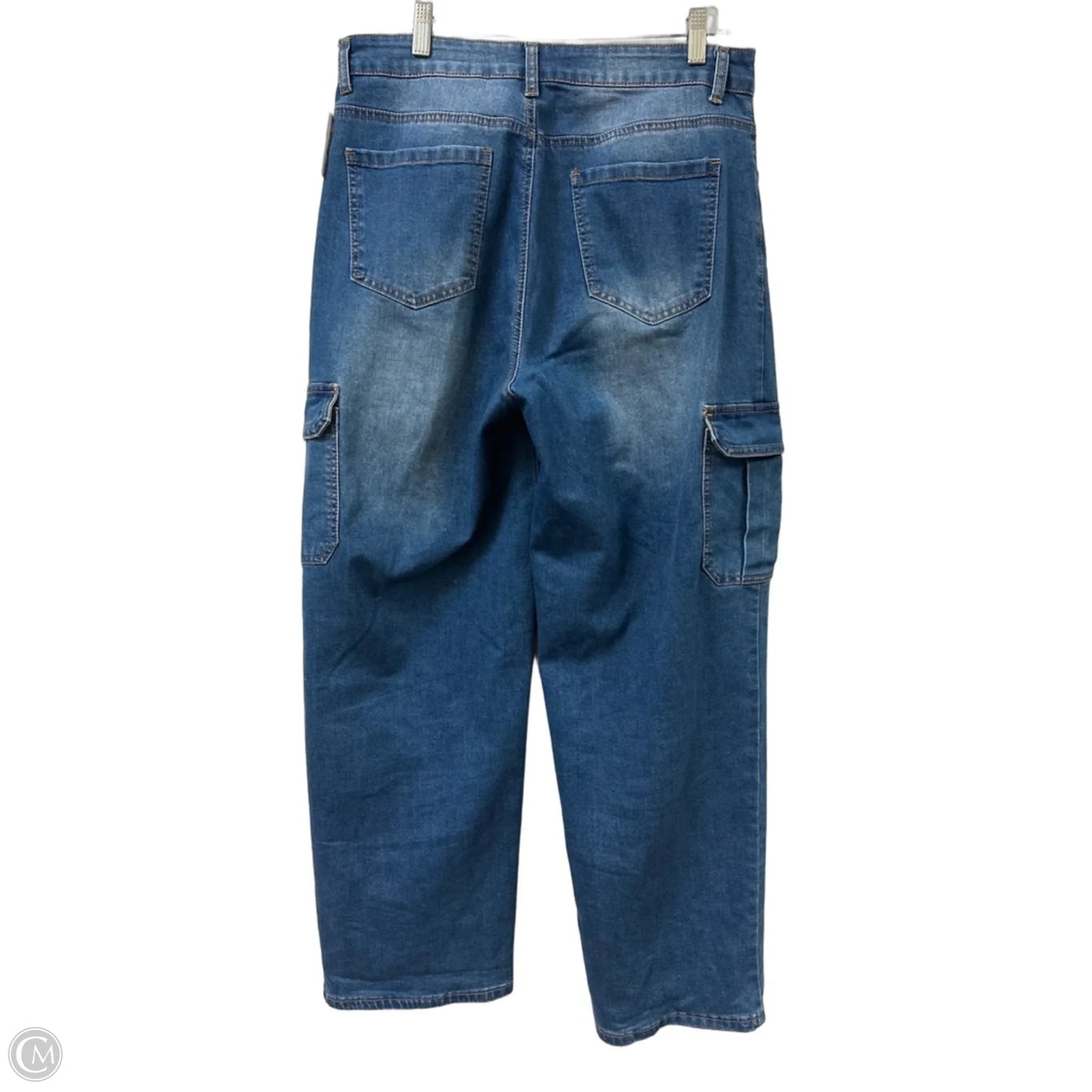 Jeans Wide Leg By Wax Jean In Blue Denim, Size: 12