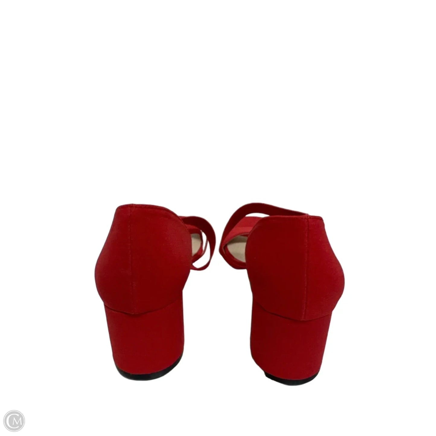 Sandals Heels Block By Life Stride In Red, Size: 9