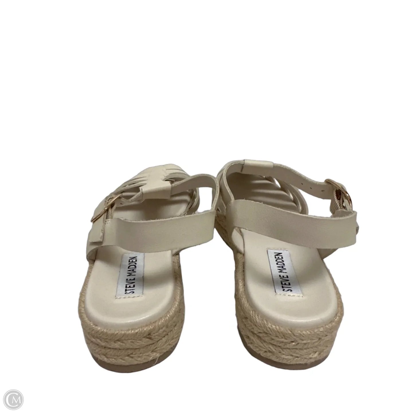 Sandals Flats By Steve Madden In Cream, Size: 7.5