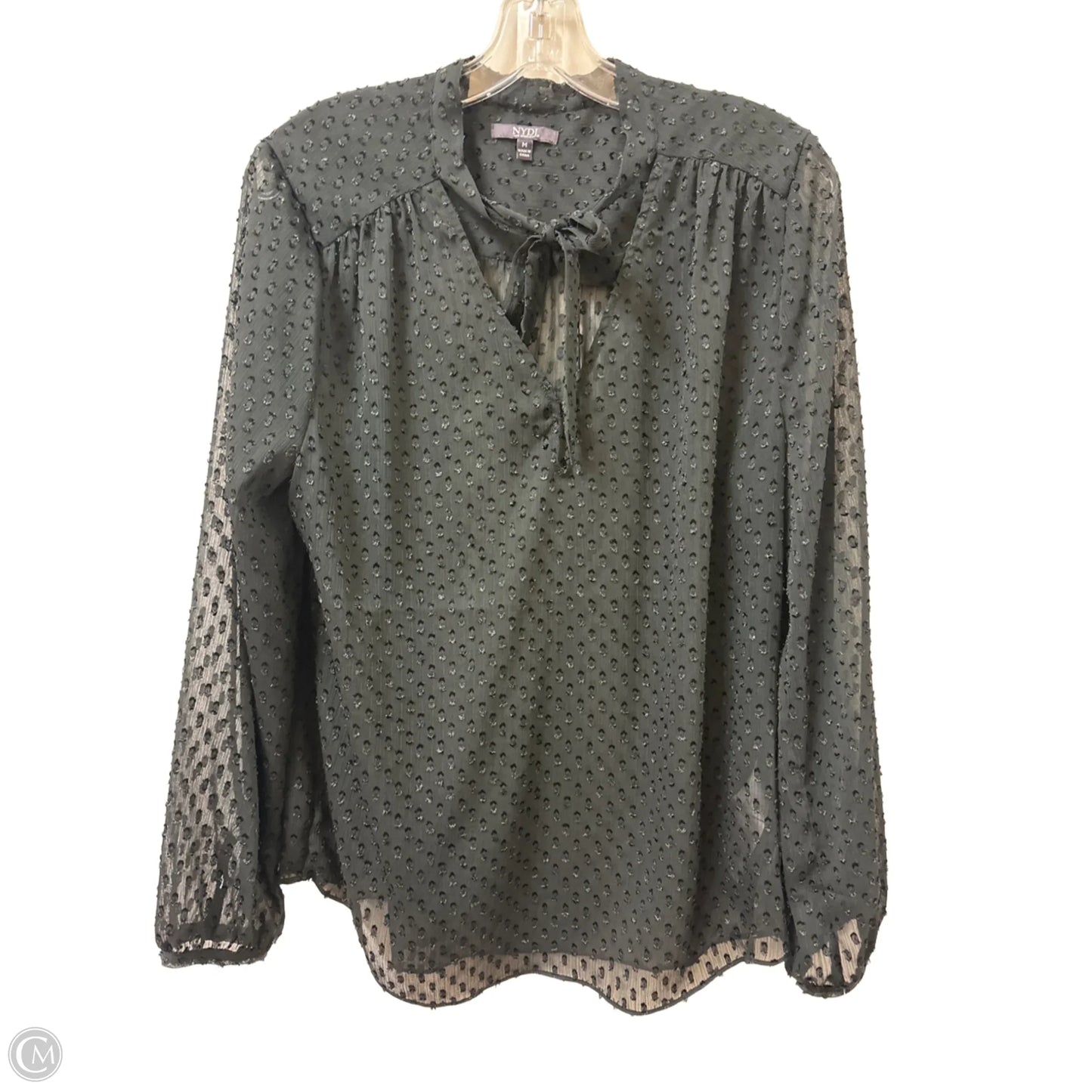 Top Long Sleeve By Not Your Daughters Jeans In Black, Size: M