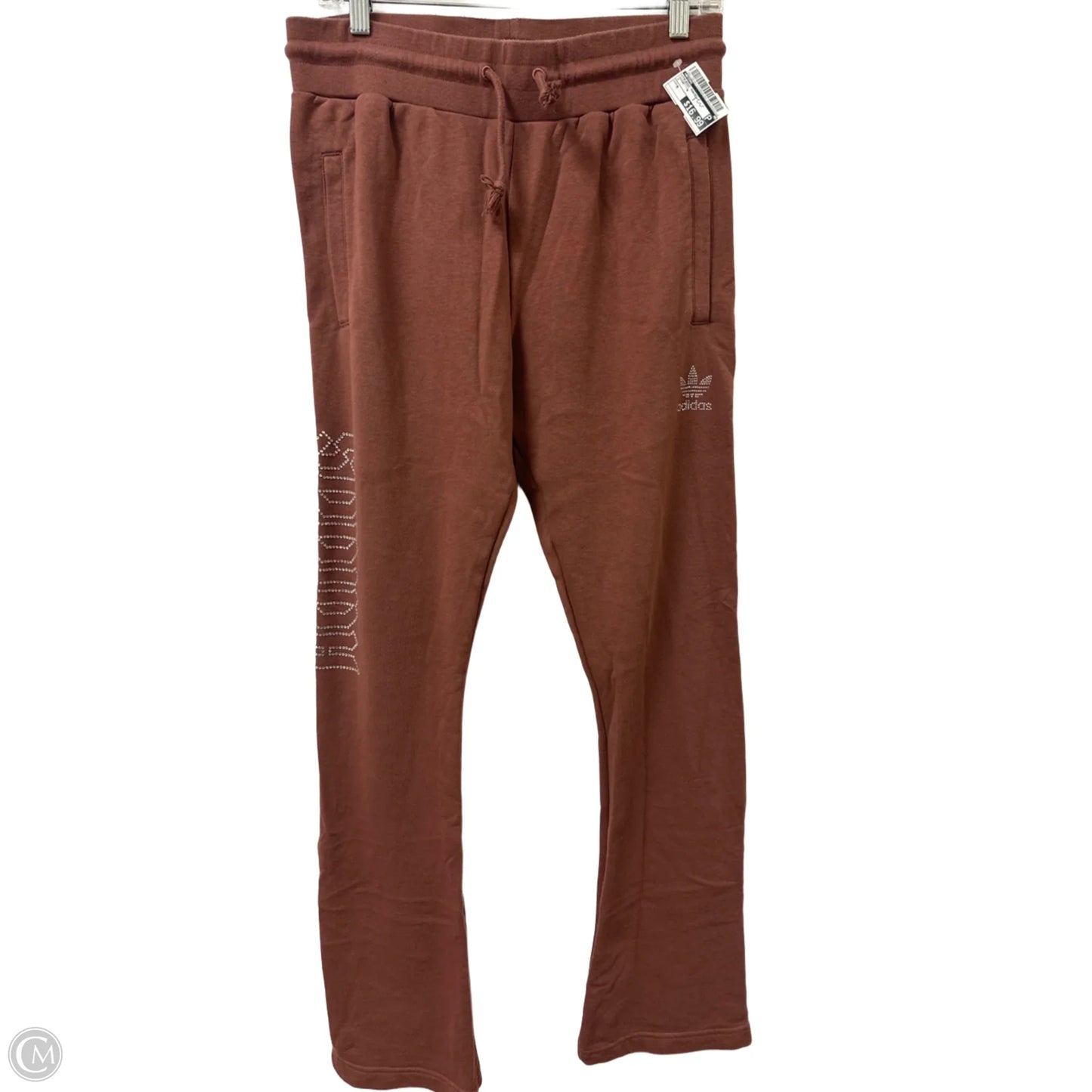 Athletic Pants By Adidas In Brown, Size: M