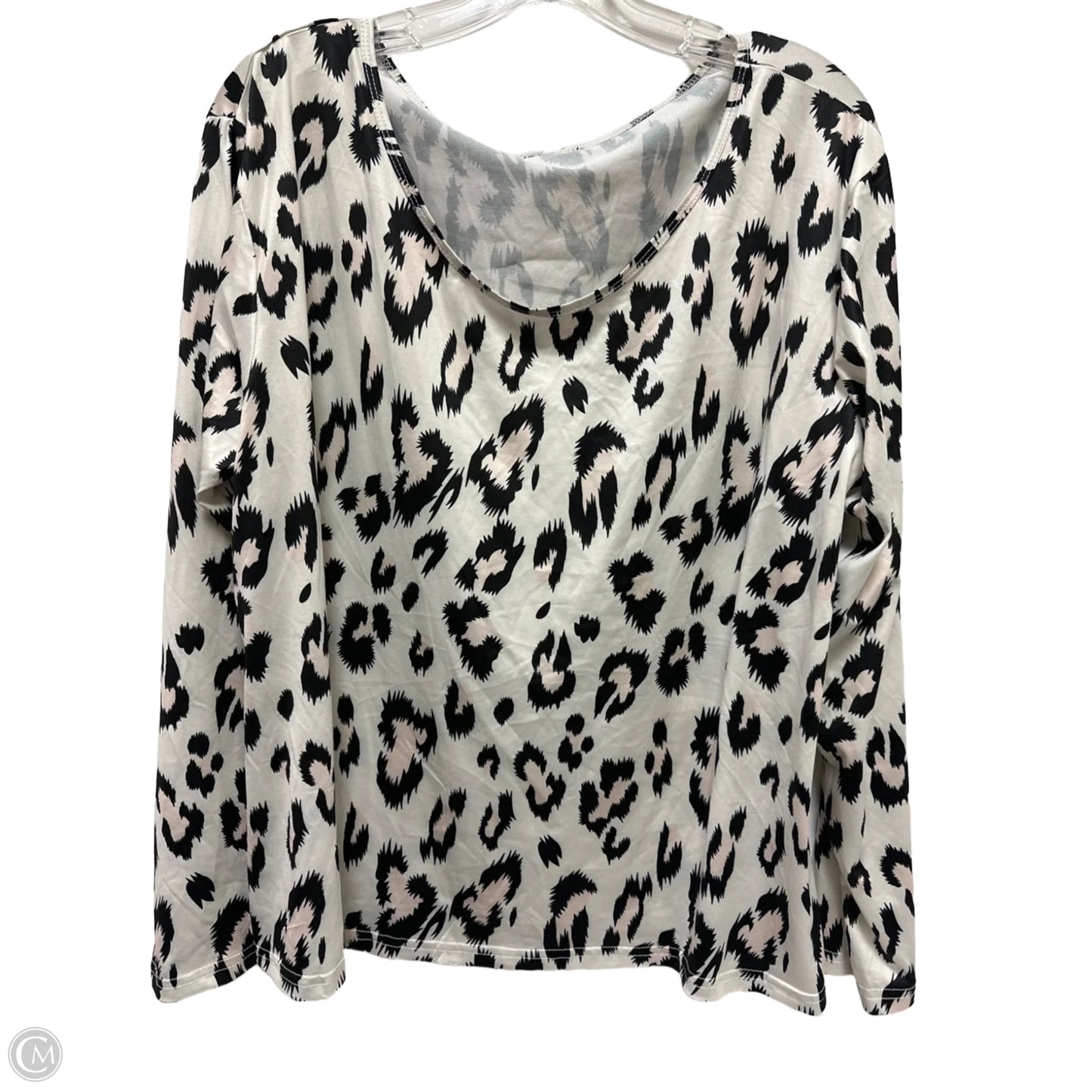 Top Long Sleeve By Clothes Mentor In Animal Print, Size: 1x