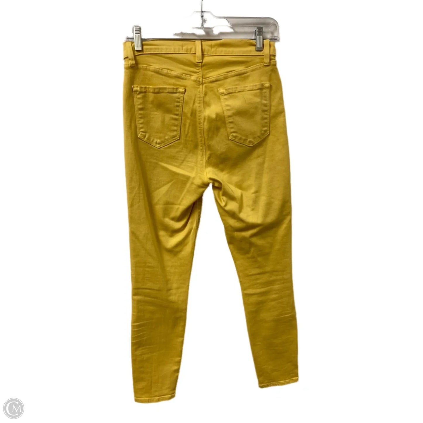 Jeans Skinny By J Brand In Yellow, Size: 4