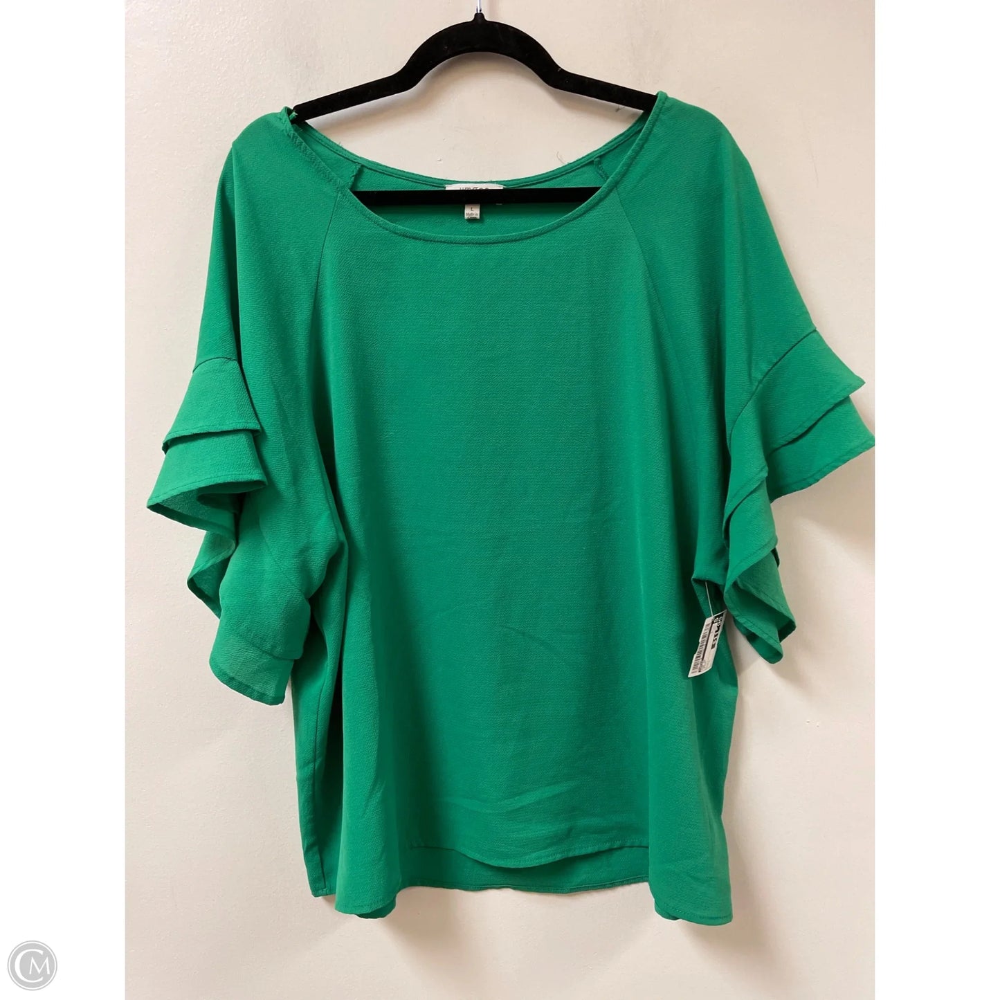 Top Short Sleeve By Umgee In Green, Size: L
