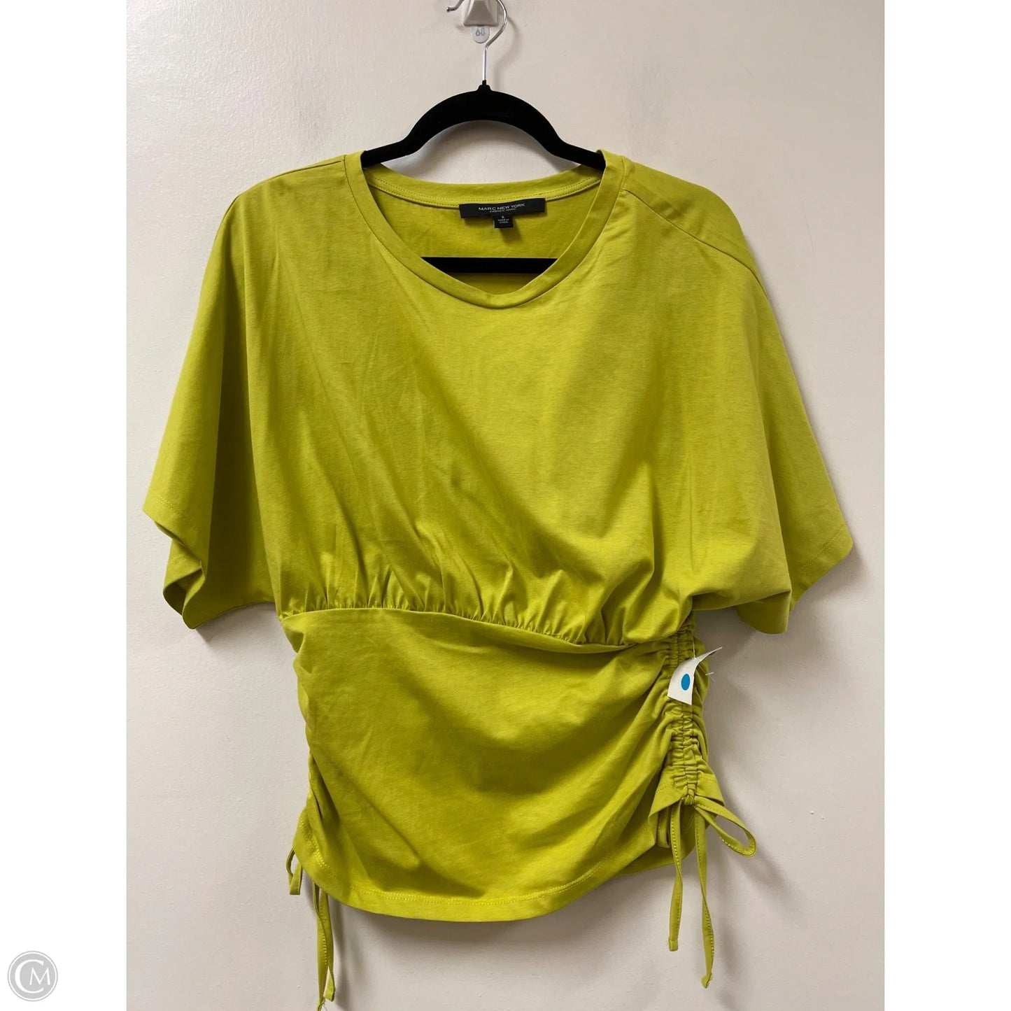 Top Short Sleeve By Marc New York In Chartreuse, Size: S