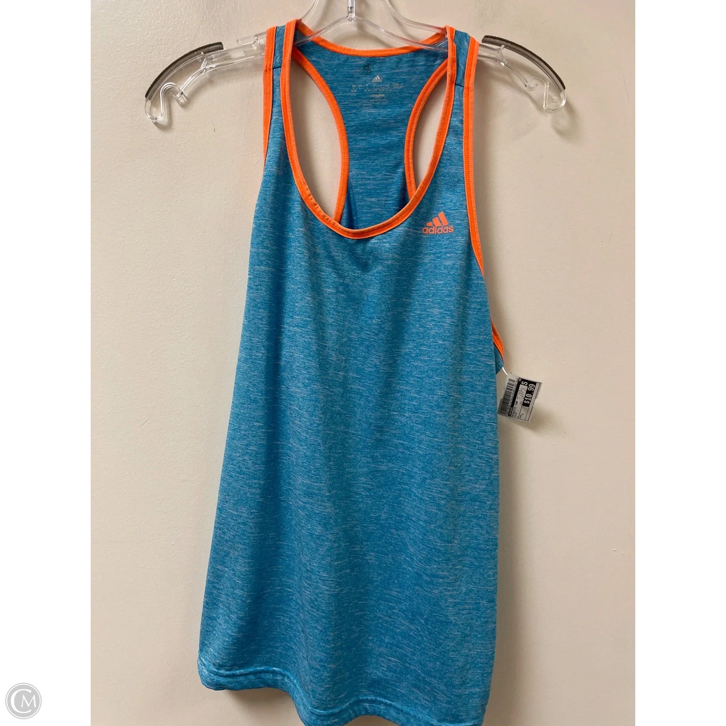 Athletic Tank Top By Adidas In Blue, Size: L