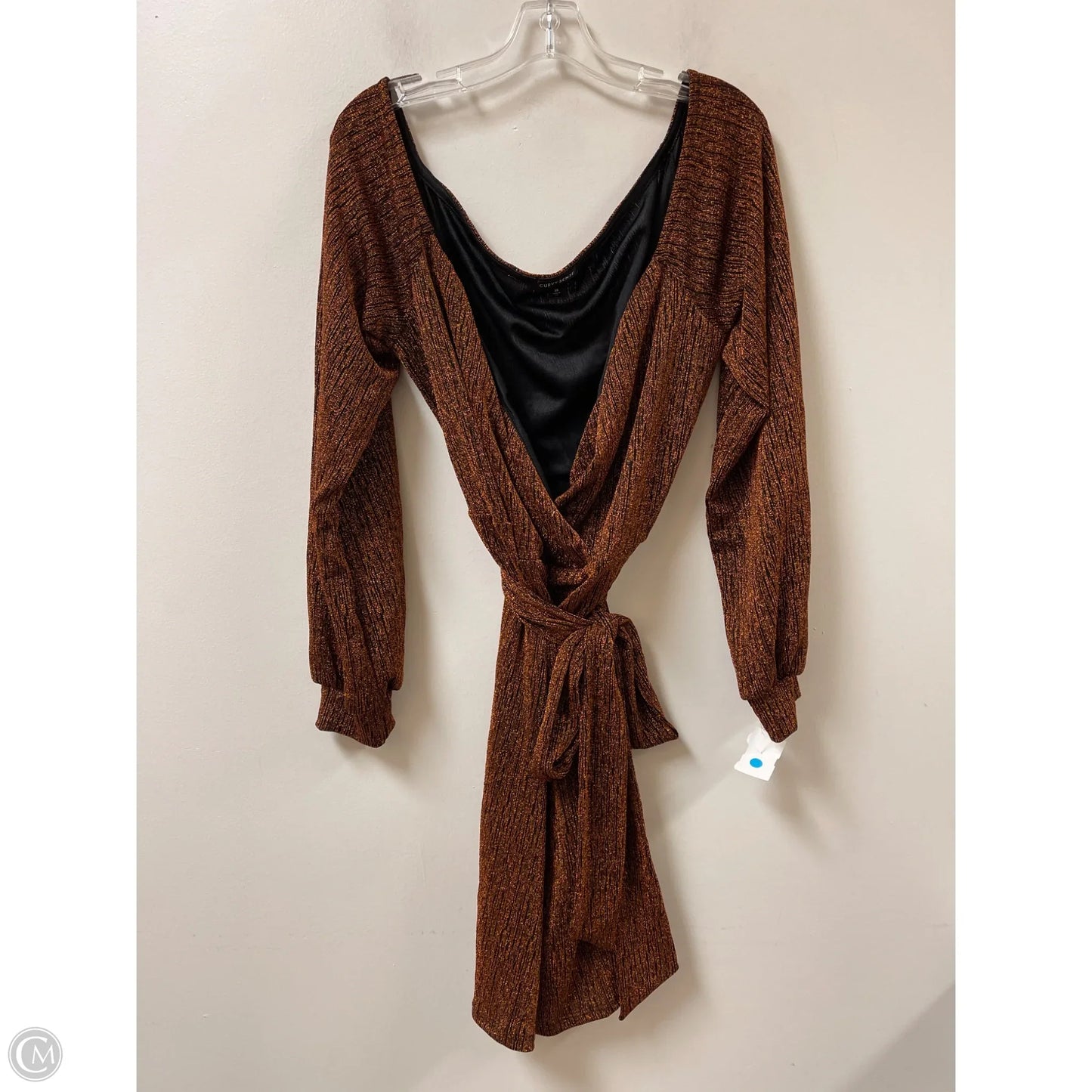 Dress Party Short By Clothes Mentor In Orange, Size: 3x