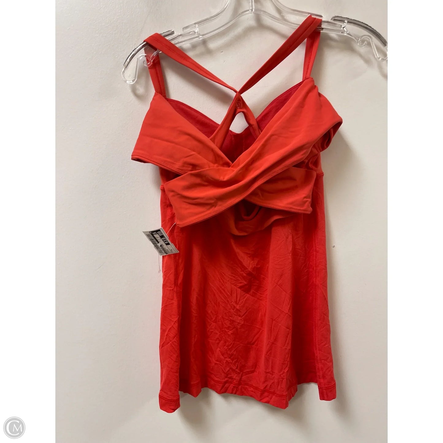 Athletic Tank Top By Lululemon In Orange, Size: 6