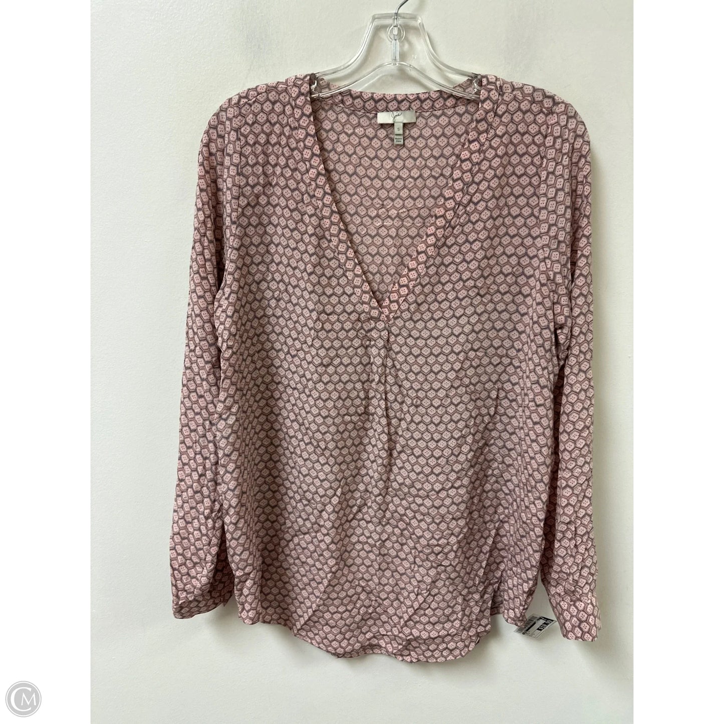 Top Long Sleeve By Joie In Pink, Size: S