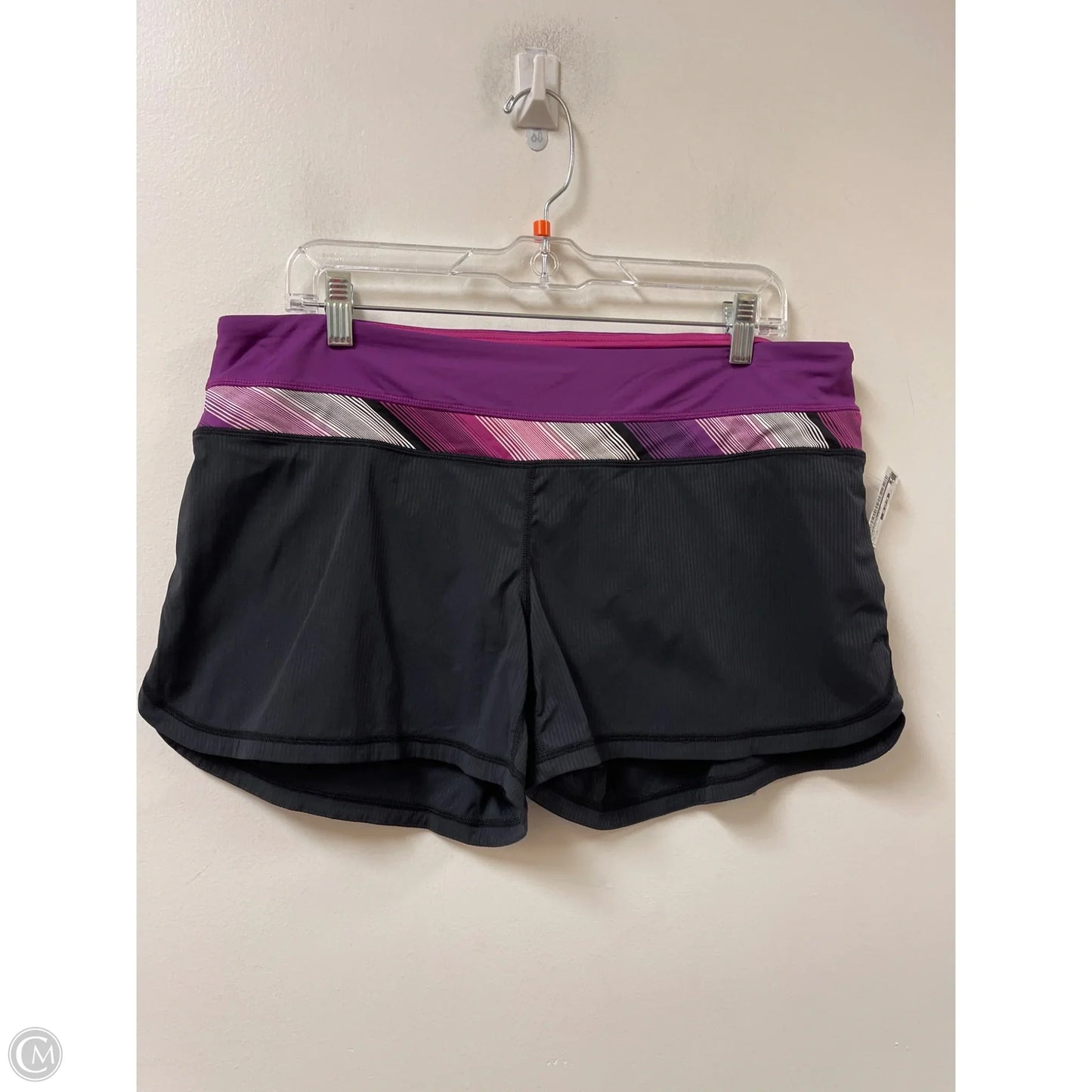 Athletic Shorts By Lululemon In Black, Size: 12