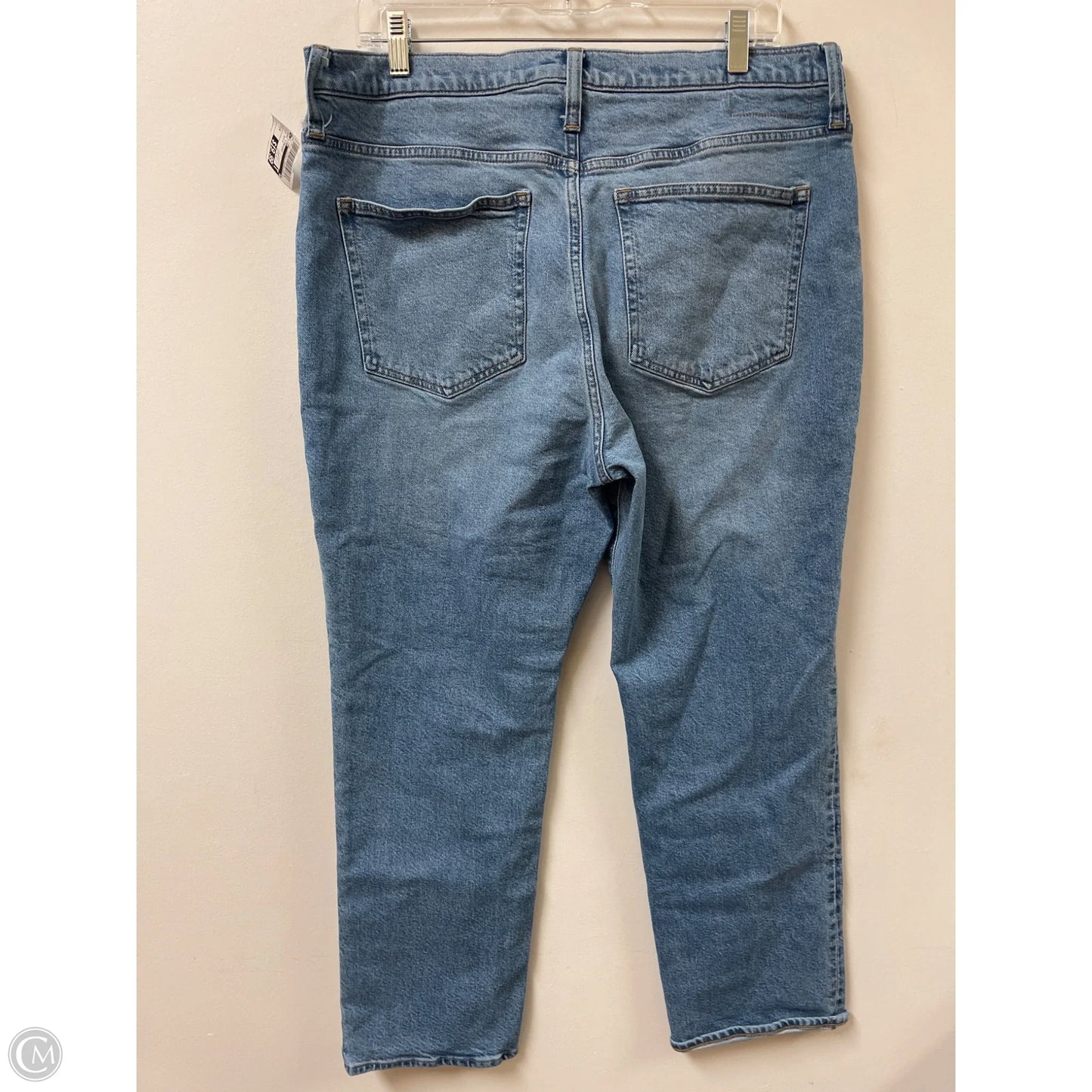 Jeans Straight By J. Crew In Blue Denim, Size: 14