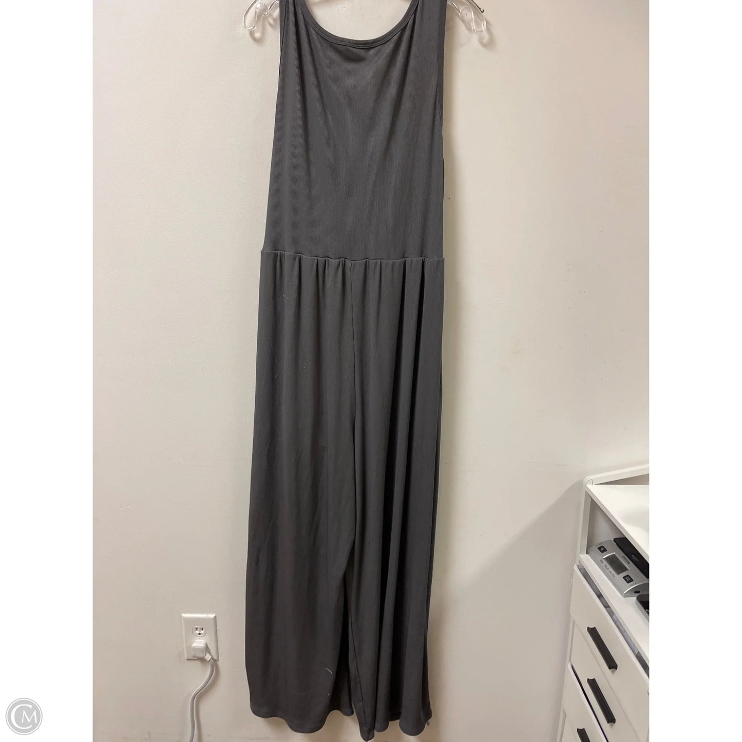 Jumpsuit By Clothes Mentor In Grey, Size: 2x