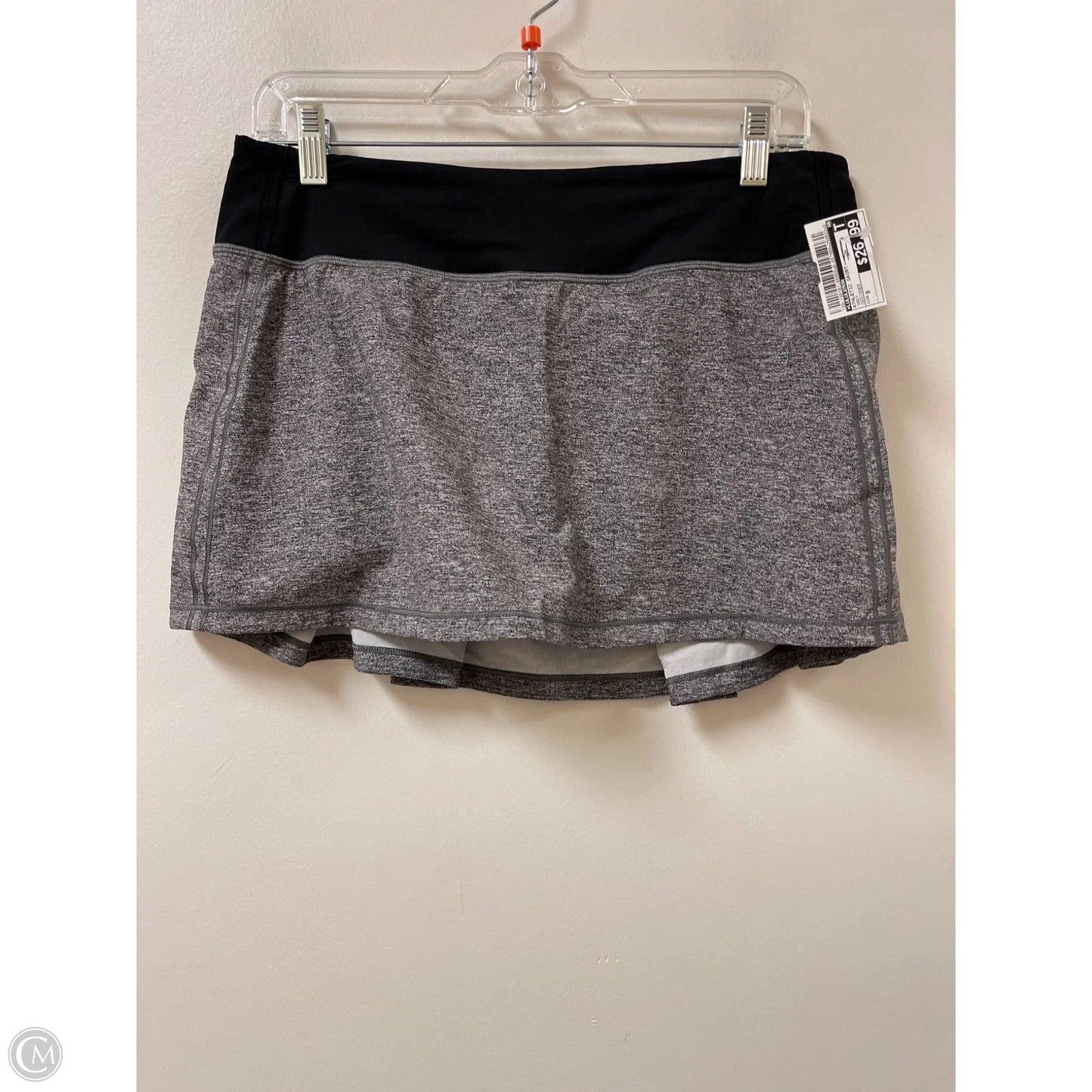 Athletic Skort By Lululemon In Grey, Size: 8