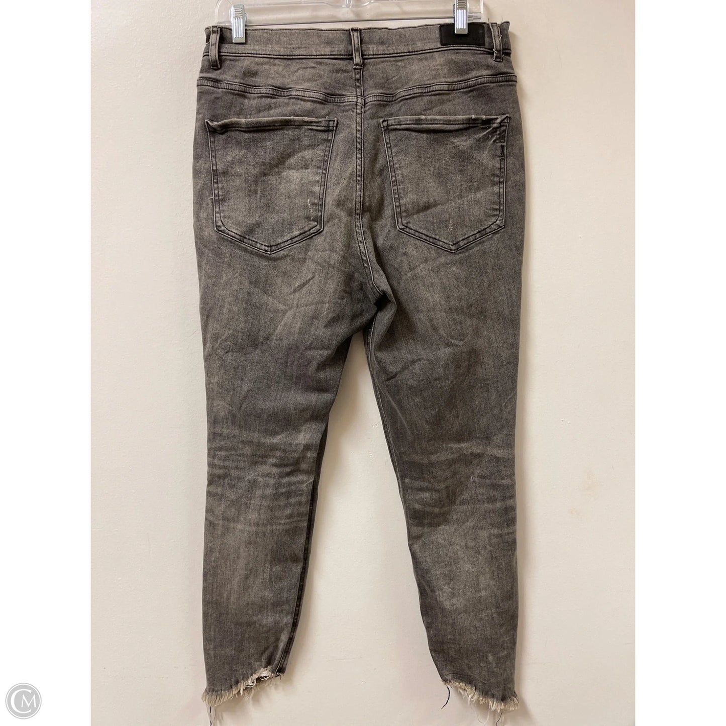 Jeans Skinny By Express In Grey, Size: 12