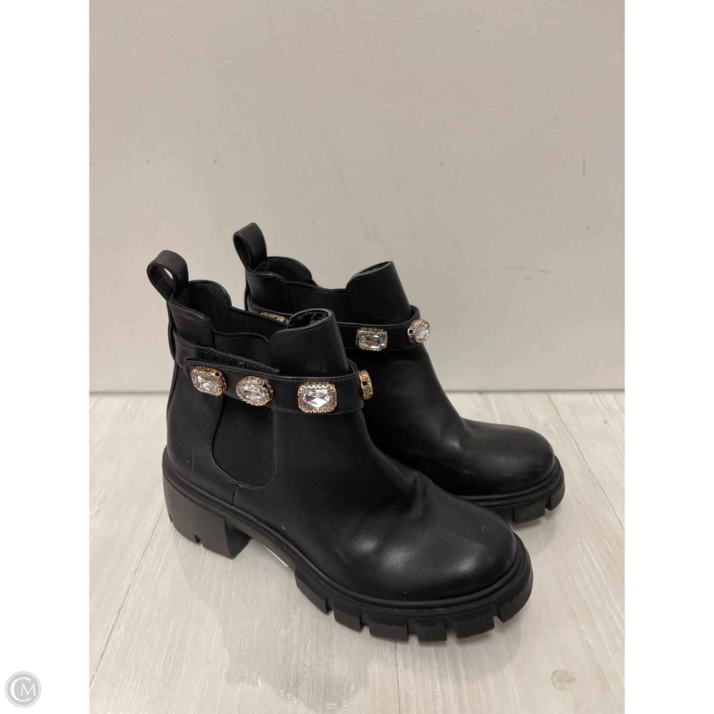 Boots Ankle Flats By Madden Girl In Black, Size: 7.5