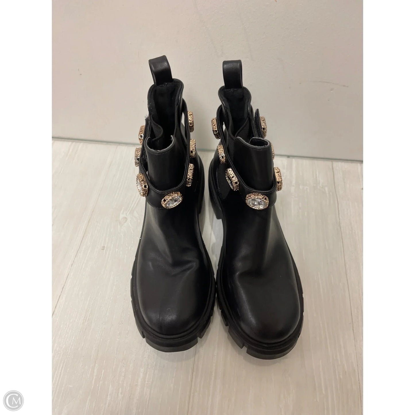 Boots Ankle Flats By Madden Girl In Black, Size: 7.5