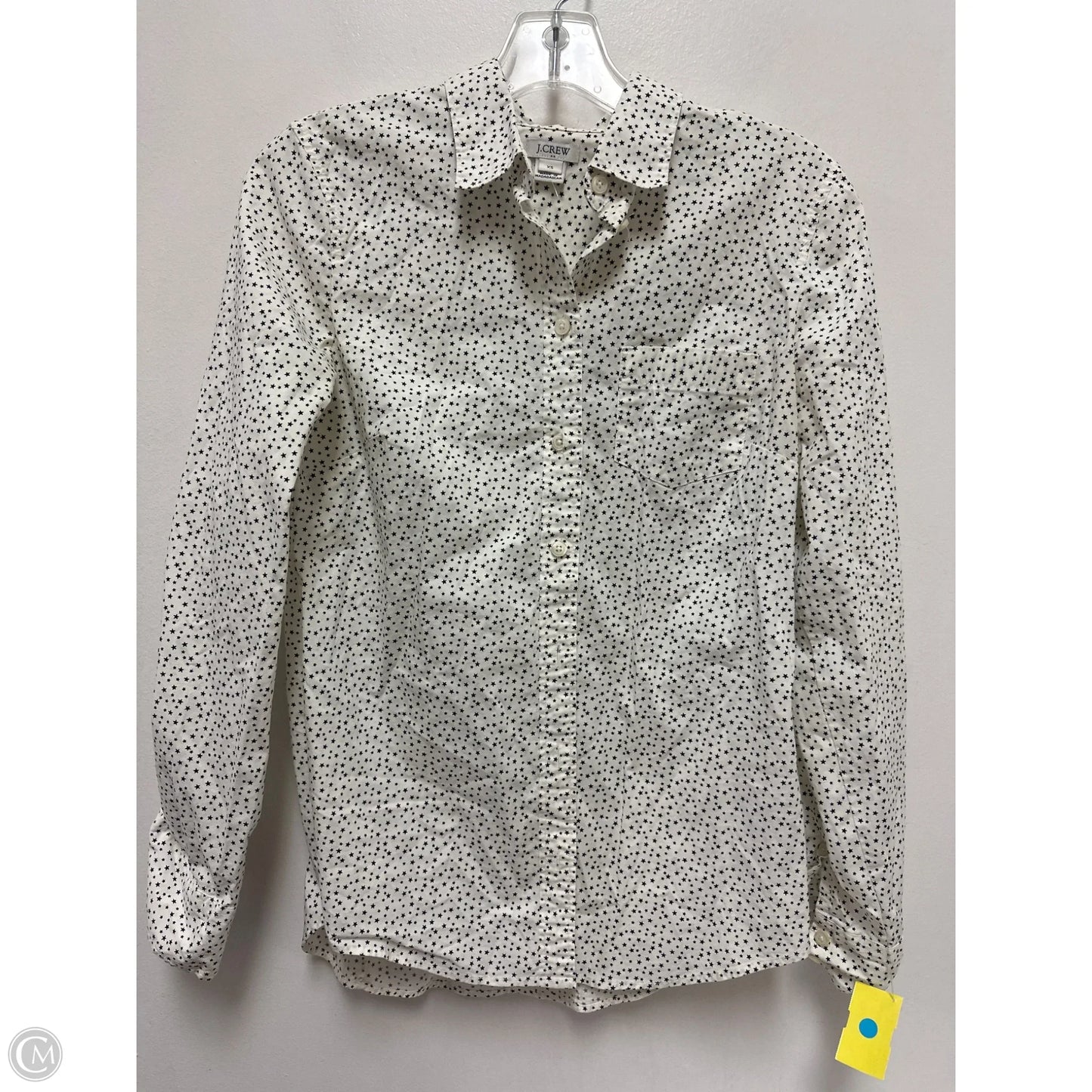 Top Long Sleeve By J. Crew In Cream, Size: Xs