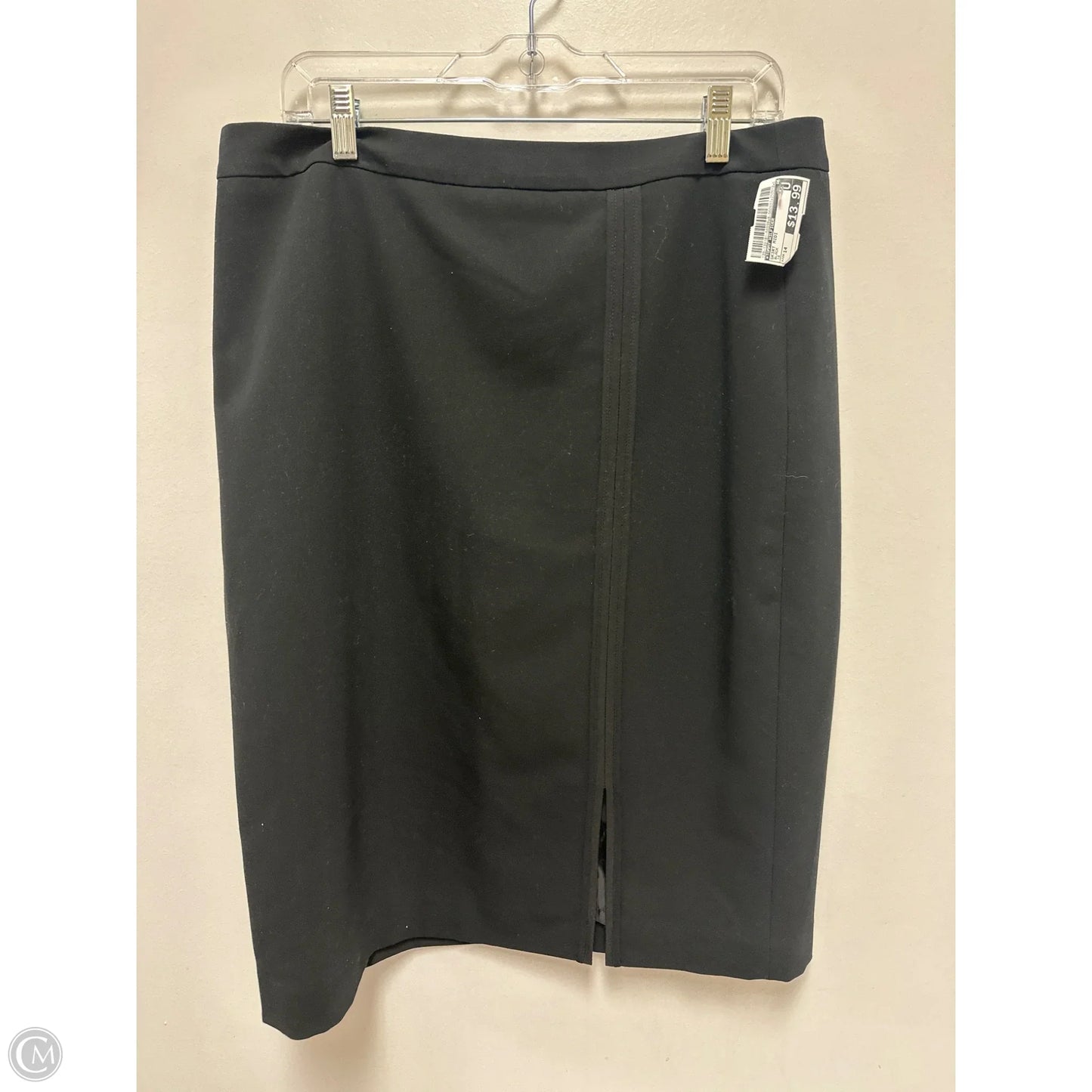 Skirt Midi By Tommy Hilfiger In Black, Size: 14
