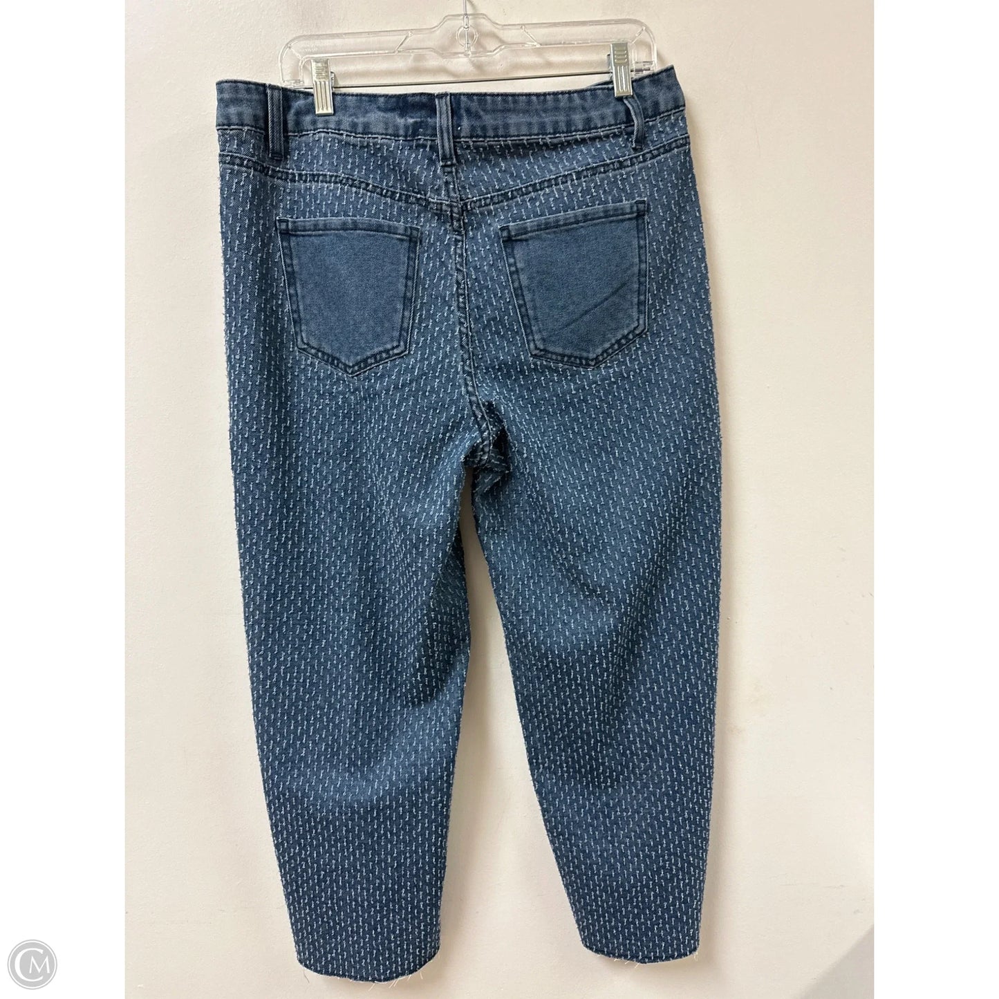 Jeans Straight By Time And Tru In Blue Denim, Size: 14